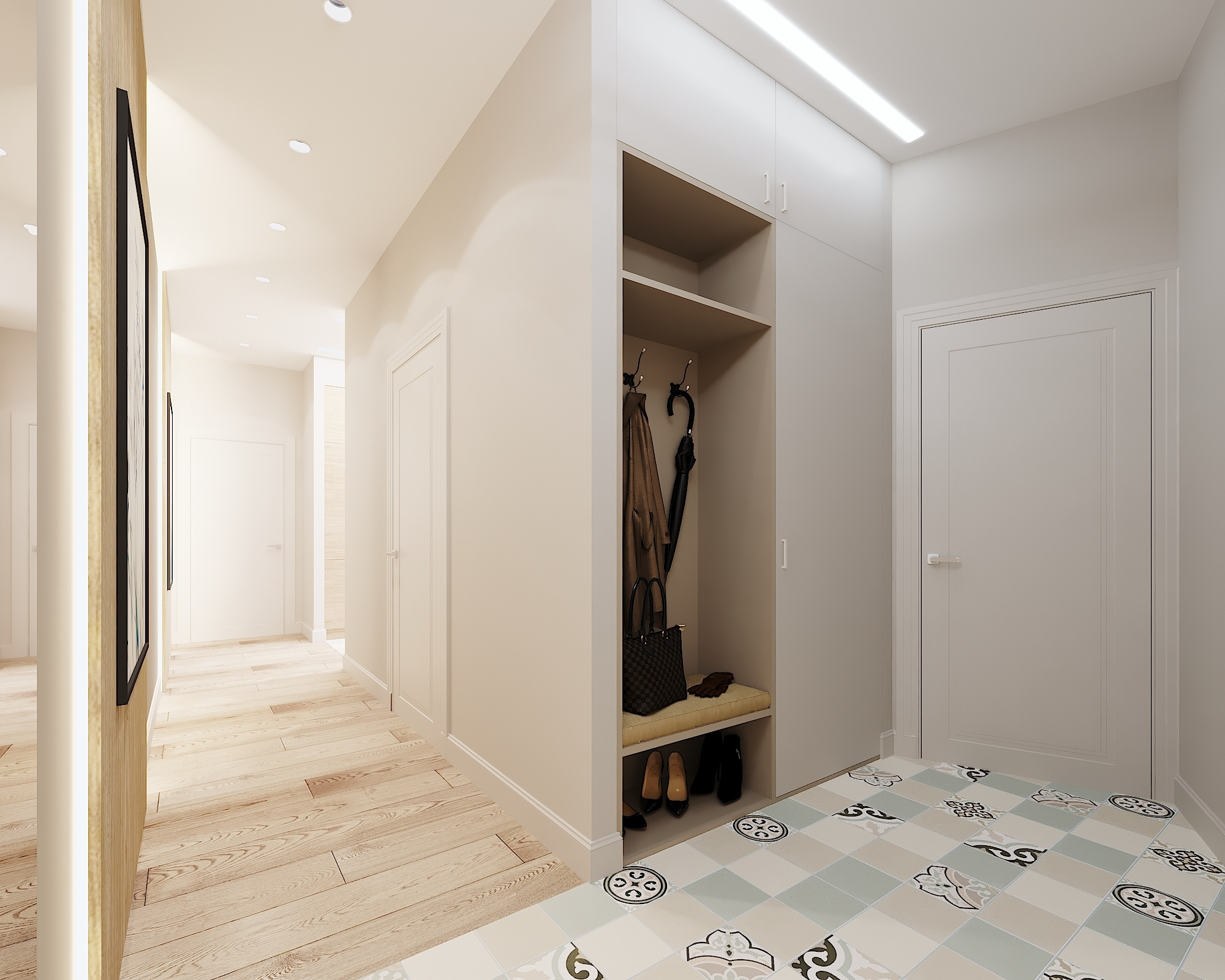 ЖК Велтон Парк. 3-к квартира. 93 м². Авторский дизайн интерьера