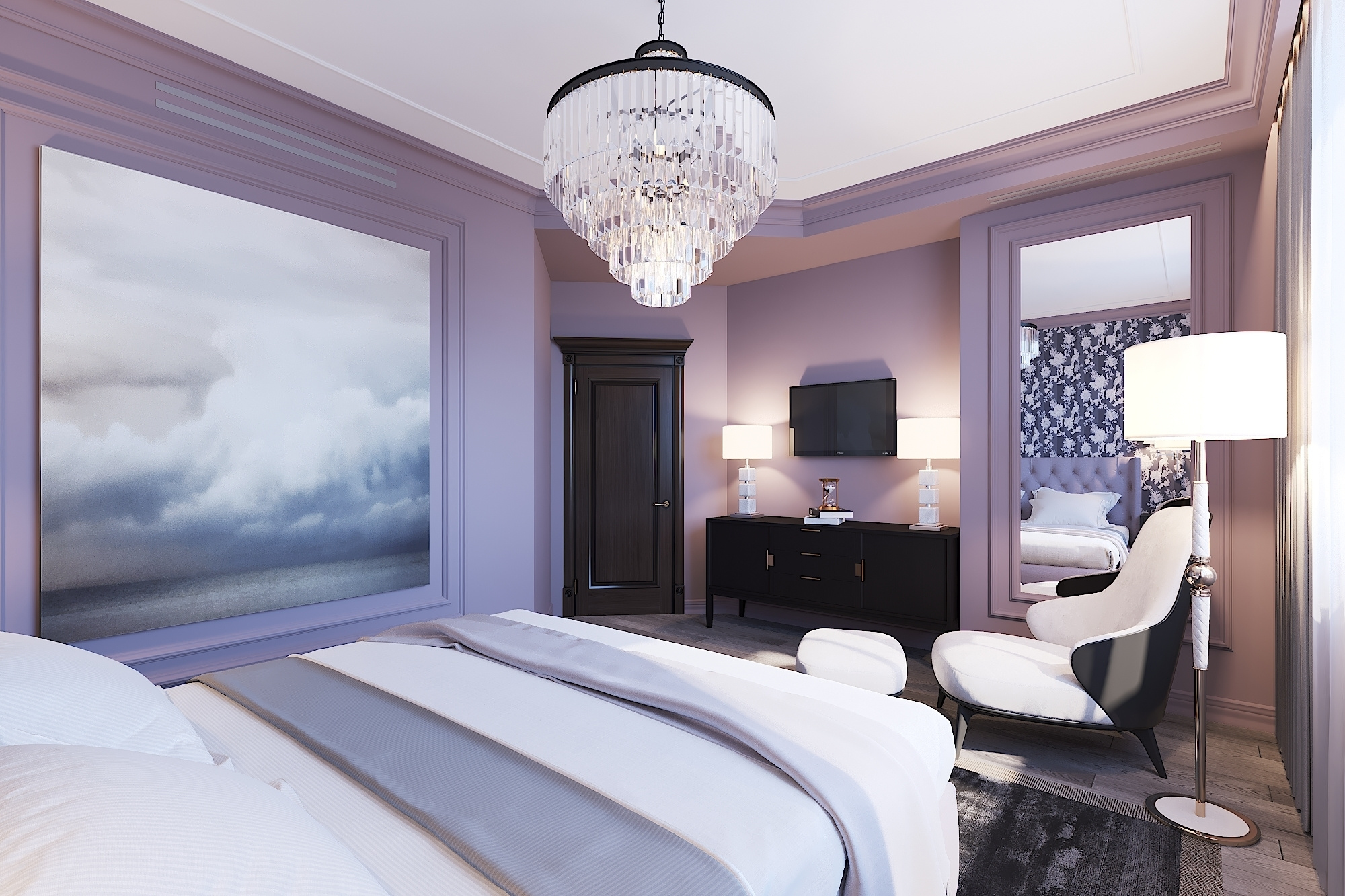 ЖК Дубровка. 4-к квартира.181 м². Авторский дизайн интерьера