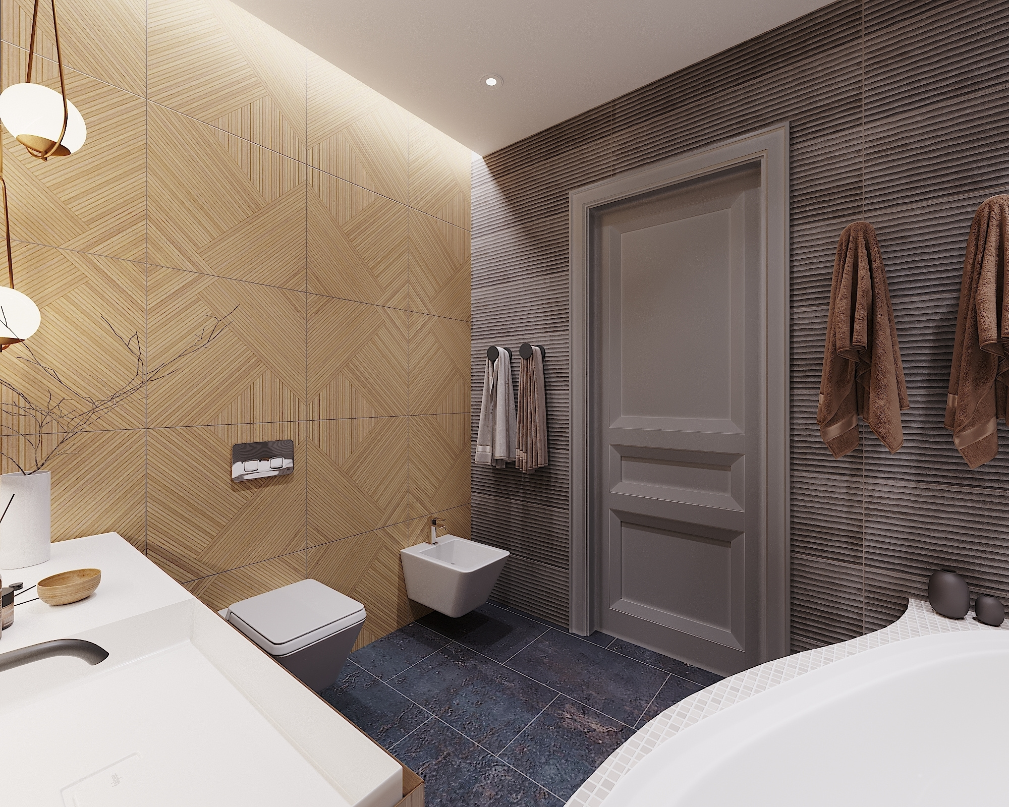 ЖК Воробьев дом. 3-к квартира. 129 м². Авторский дизайн интерьера