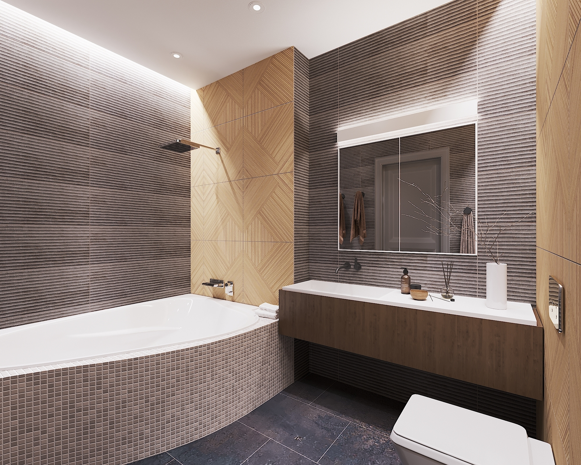 ЖК Воробьев дом. 3-к квартира. 129 м². Авторский дизайн интерьера