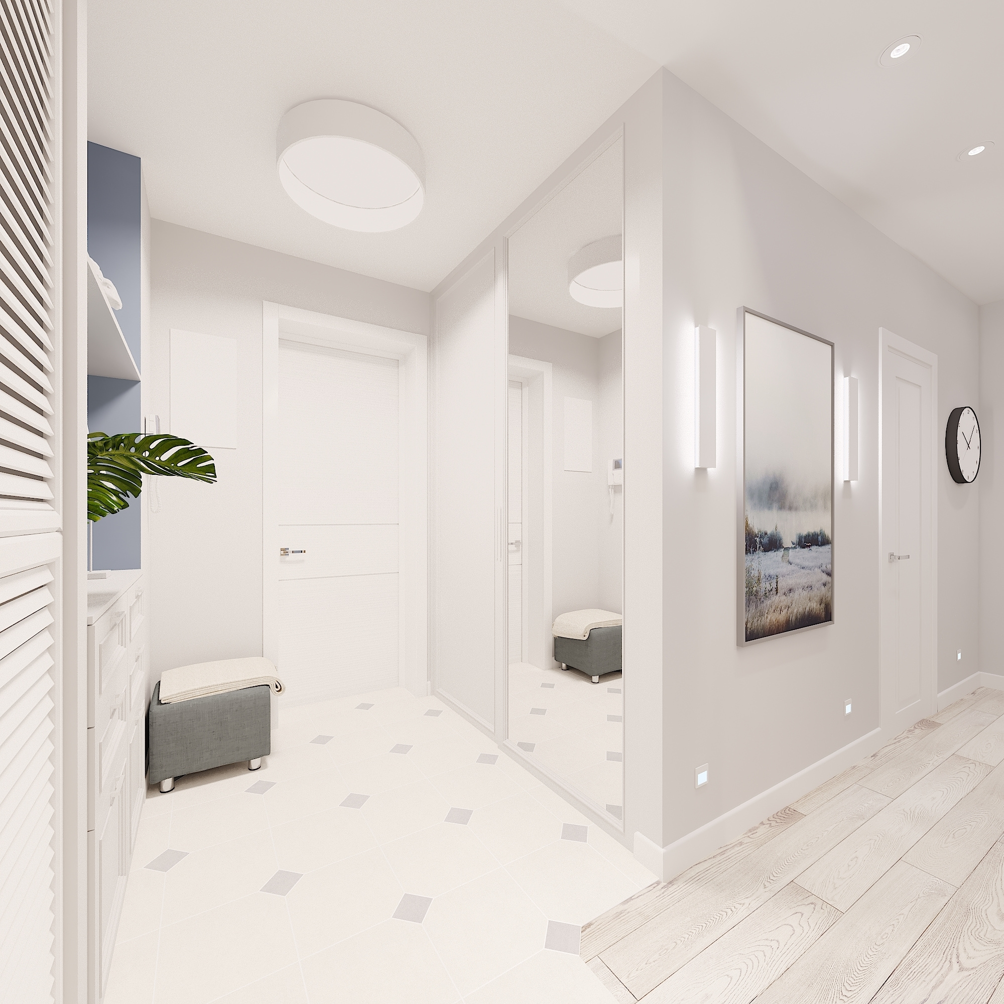 ЖК Арт. 3-к квартира. 81 м². Авторский дизайн интерьера