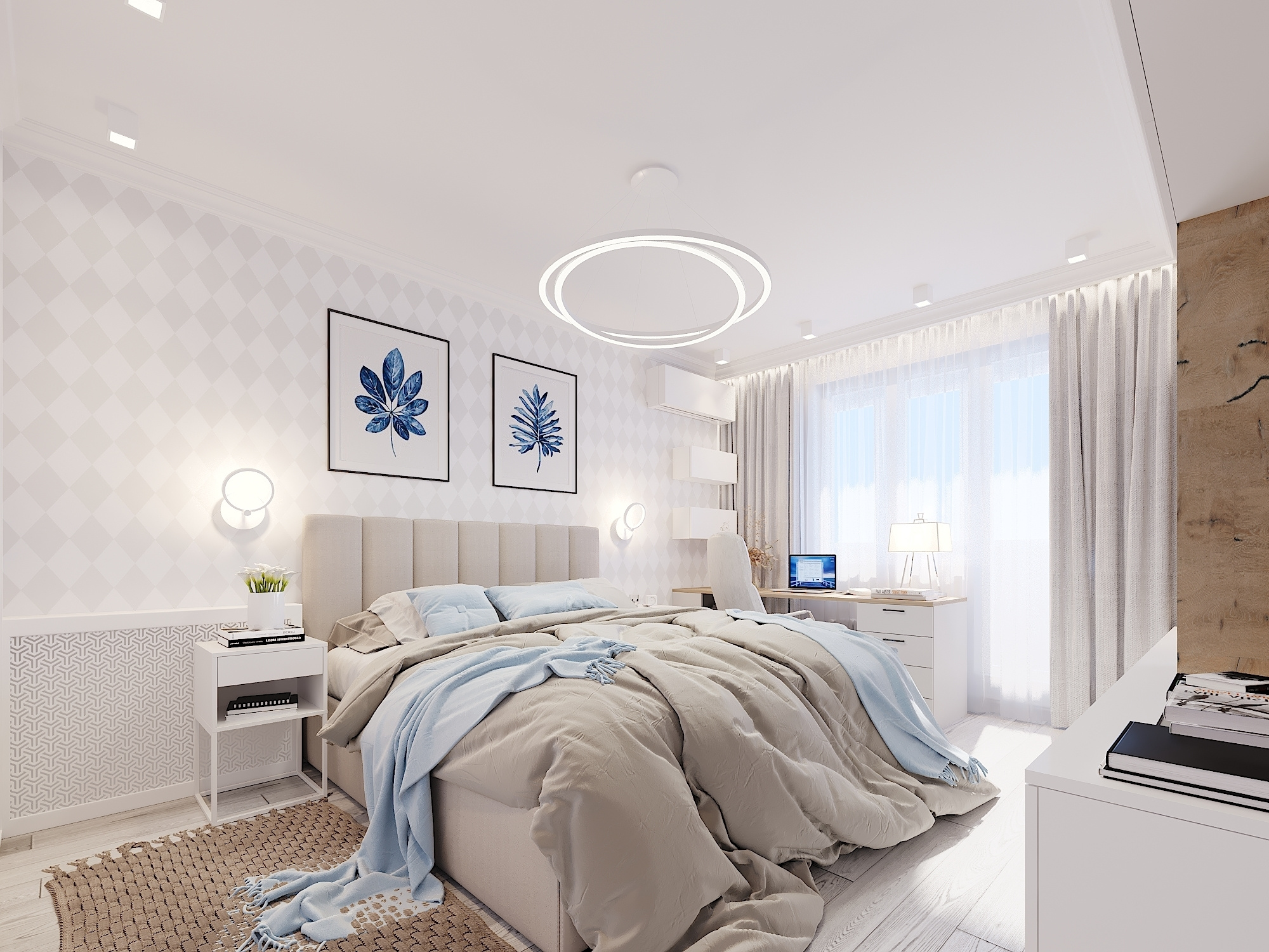 ЖК Севастопольский. 2-к квартира. 55 м². Авторский дизайн интерьера