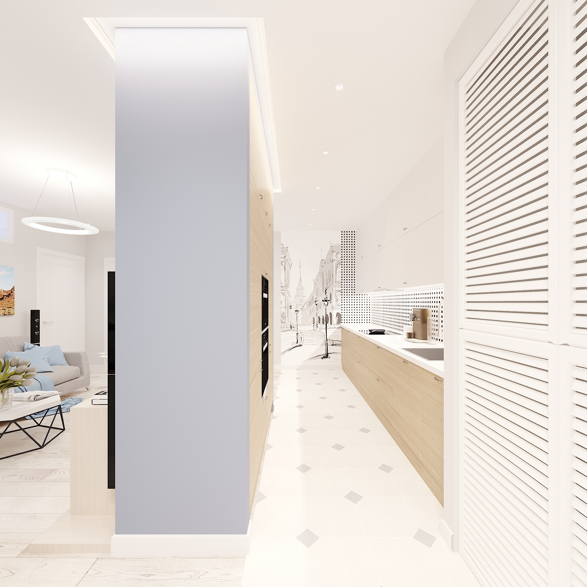 ЖК Арт. 3-к квартира. 81 м². Авторский дизайн интерьера