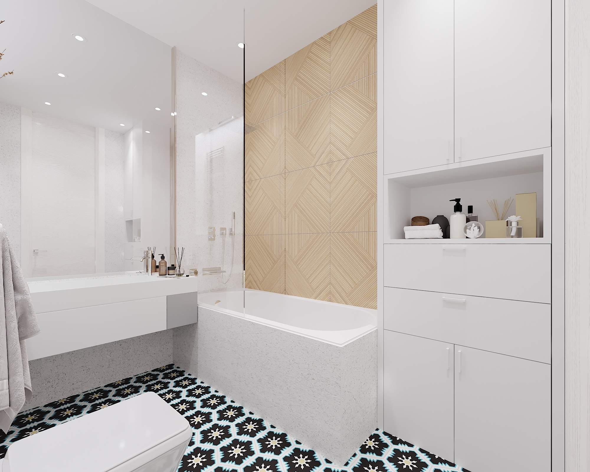 ЖК Технопарк. 1-к квартира. 38 м². Авторский дизайн интерьера