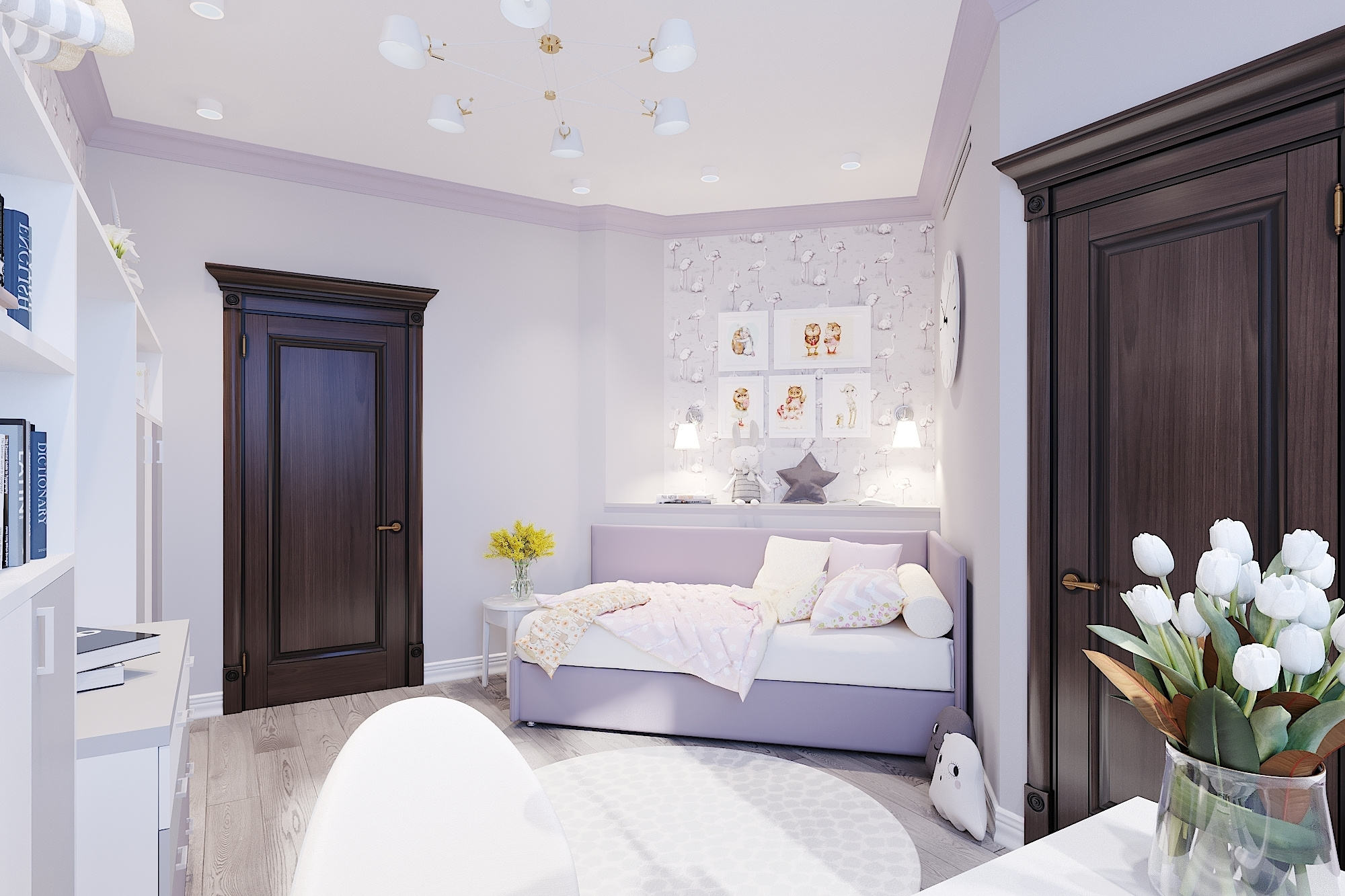 ЖК Дубровка. 4-к квартира.181 м². Авторский дизайн интерьера