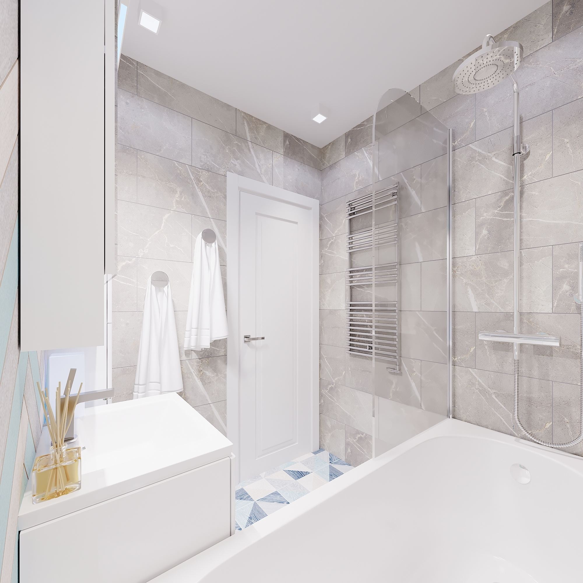 ЖК Севастопольский. 2-к квартира. 55 м². Авторский дизайн интерьера