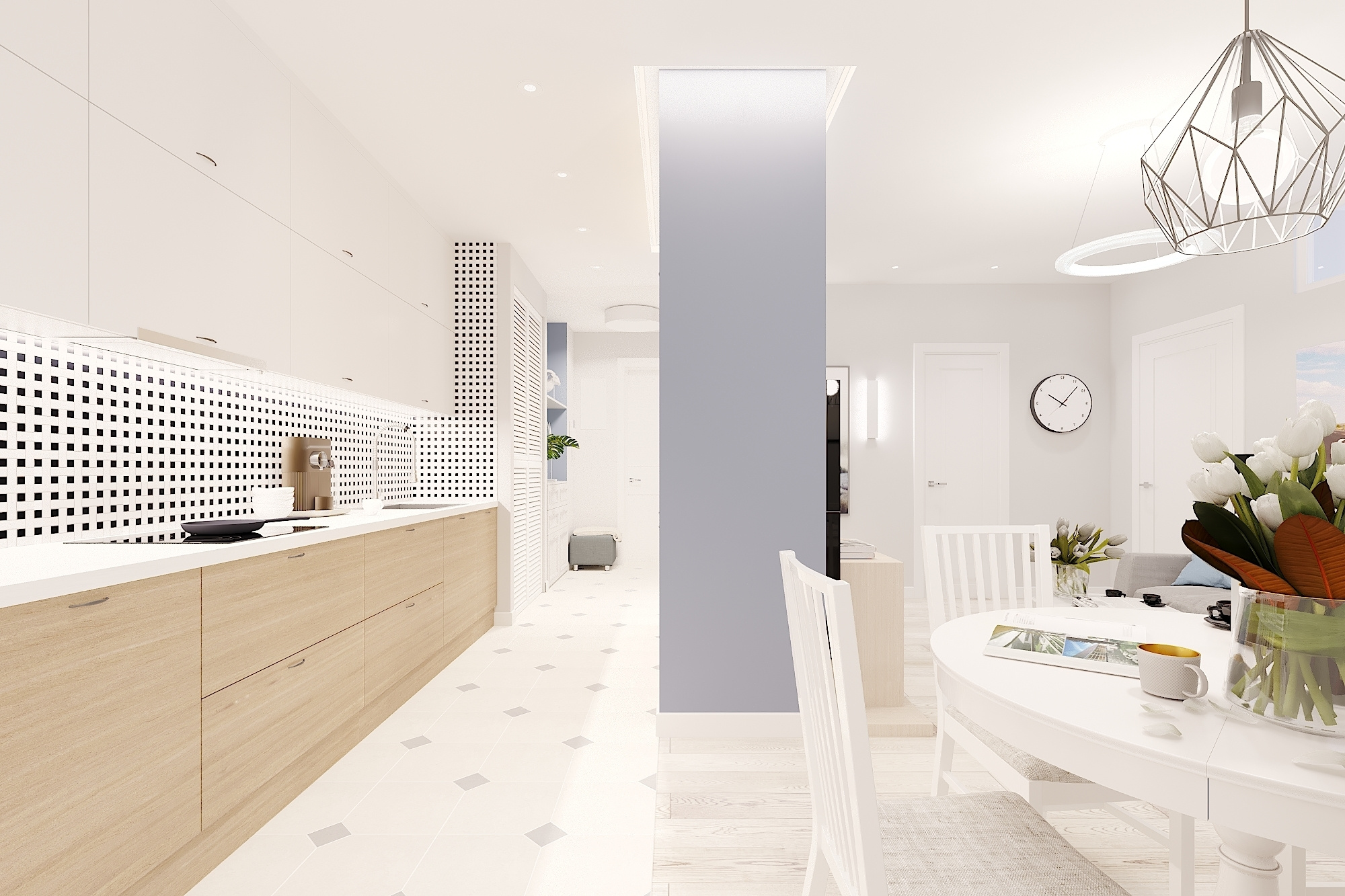 ЖК Арт. 3-к квартира. 81 м². Авторский дизайн интерьера