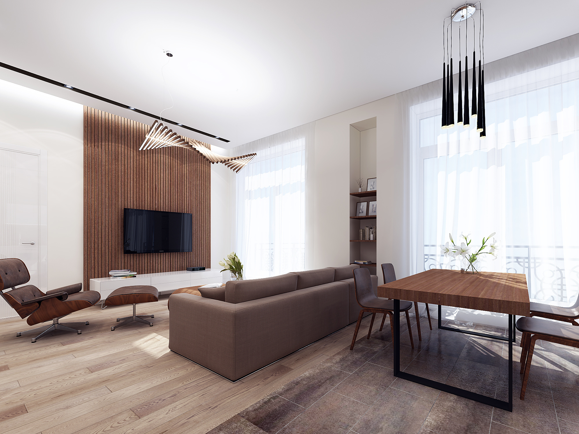 ЖК Дом на Люсиносвкой. 67 м². Авторский дизайн интерьера