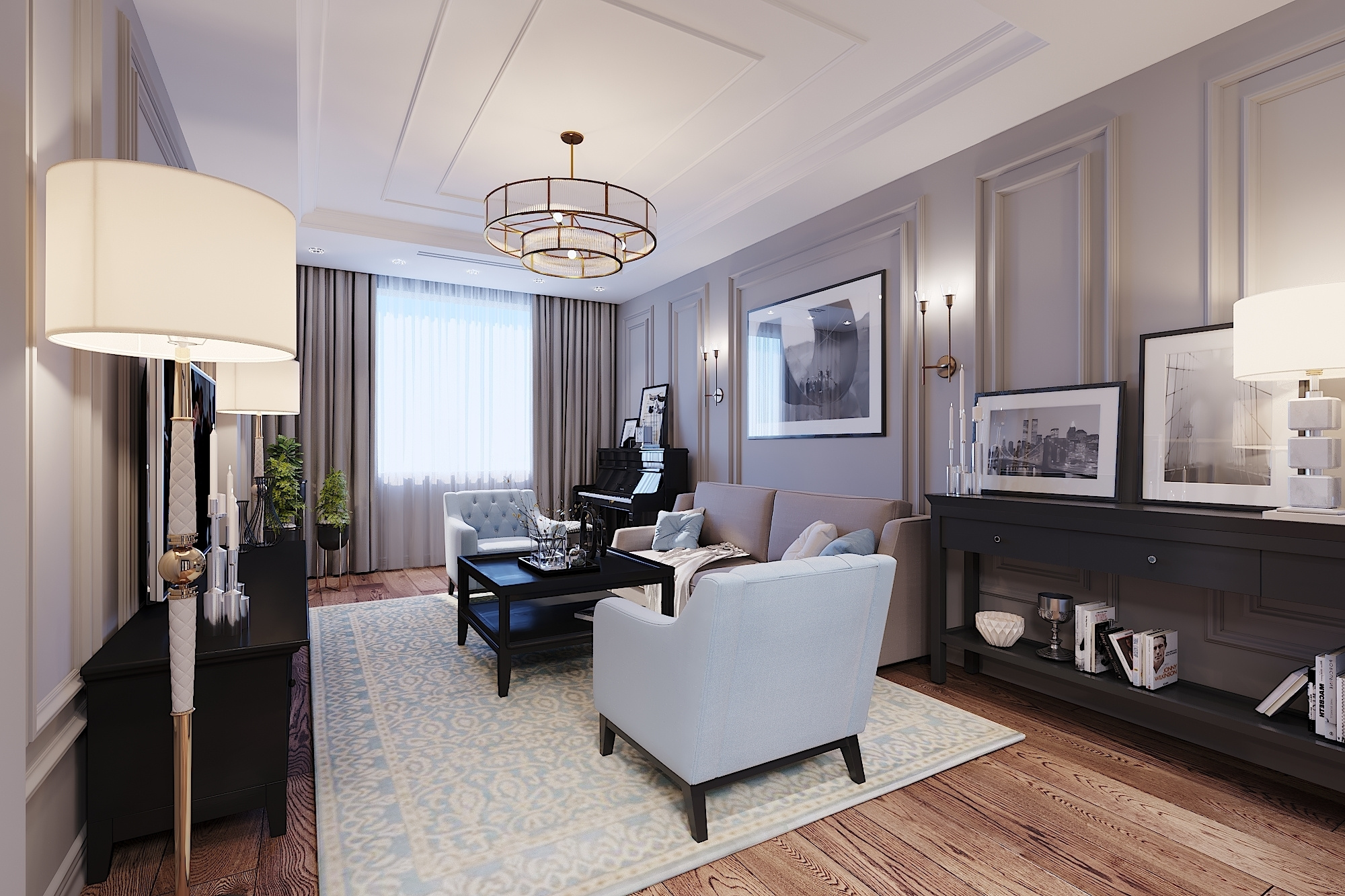 ЖК Дубровка. 4-к квартира.181 м². Авторский дизайн интерьера