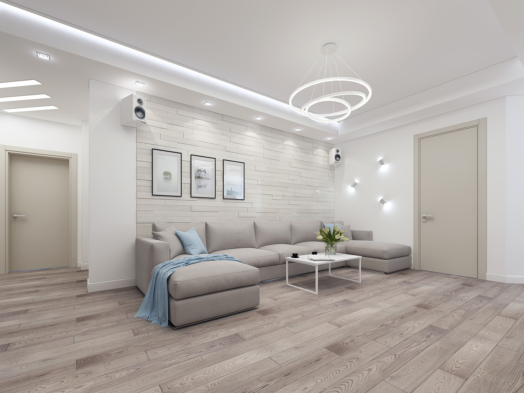 ЖК Континенталь. 4-к квартира. 186 м². Авторский дизайн интерьера