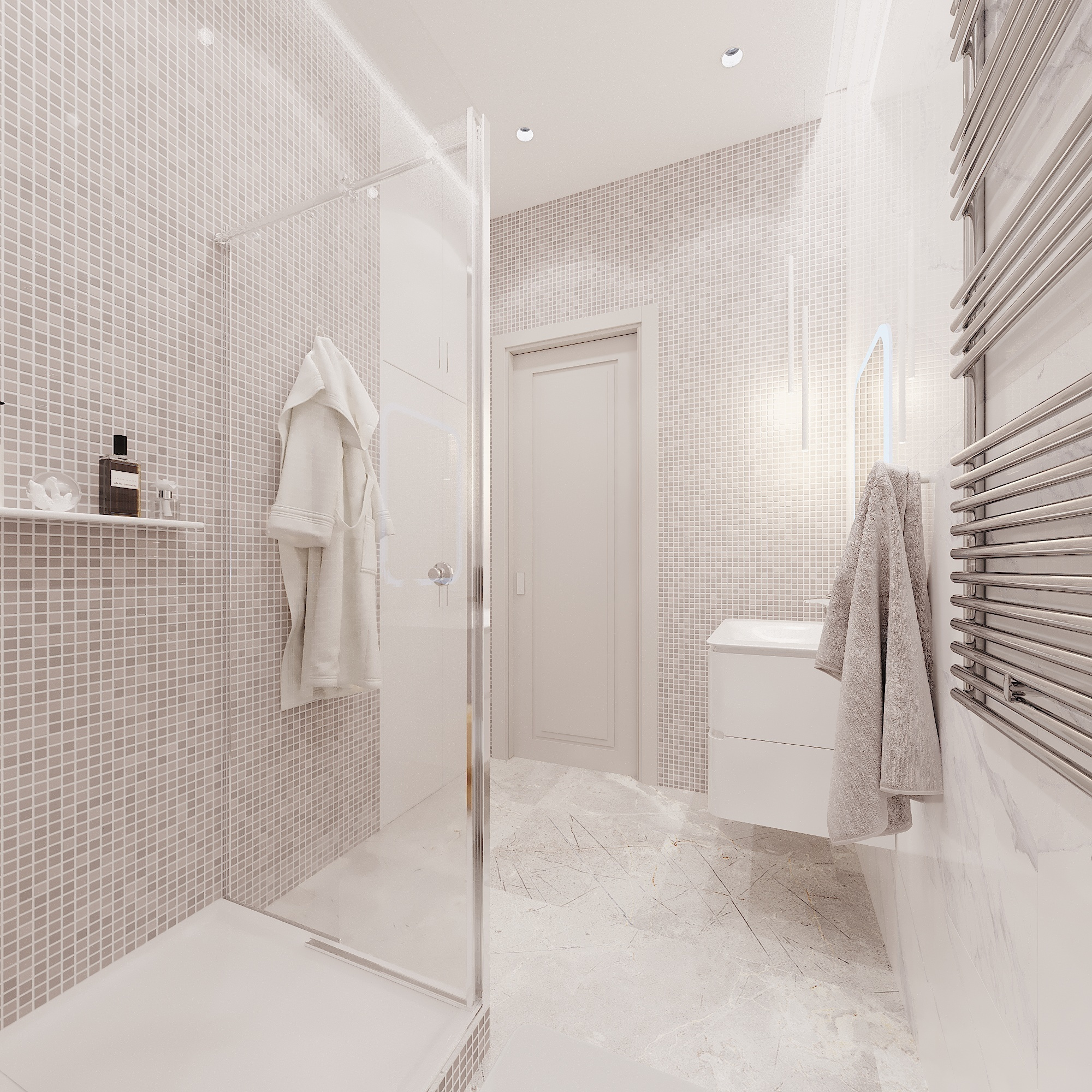 ЖК ЗИЛАРТ. 1-к квартира. 47 м². Авторский дизайн интерьера