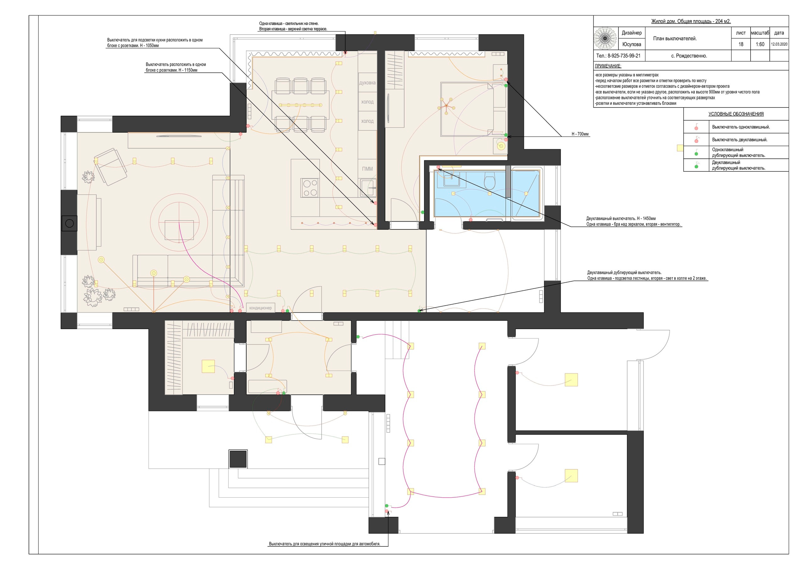 Пример проекта. Авторский дизайн интерьера