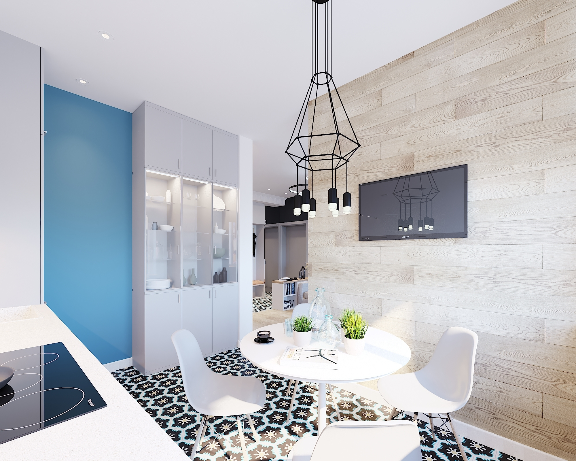 ЖК Технопарк. 1-к квартира. 38 м². Авторский дизайн интерьера