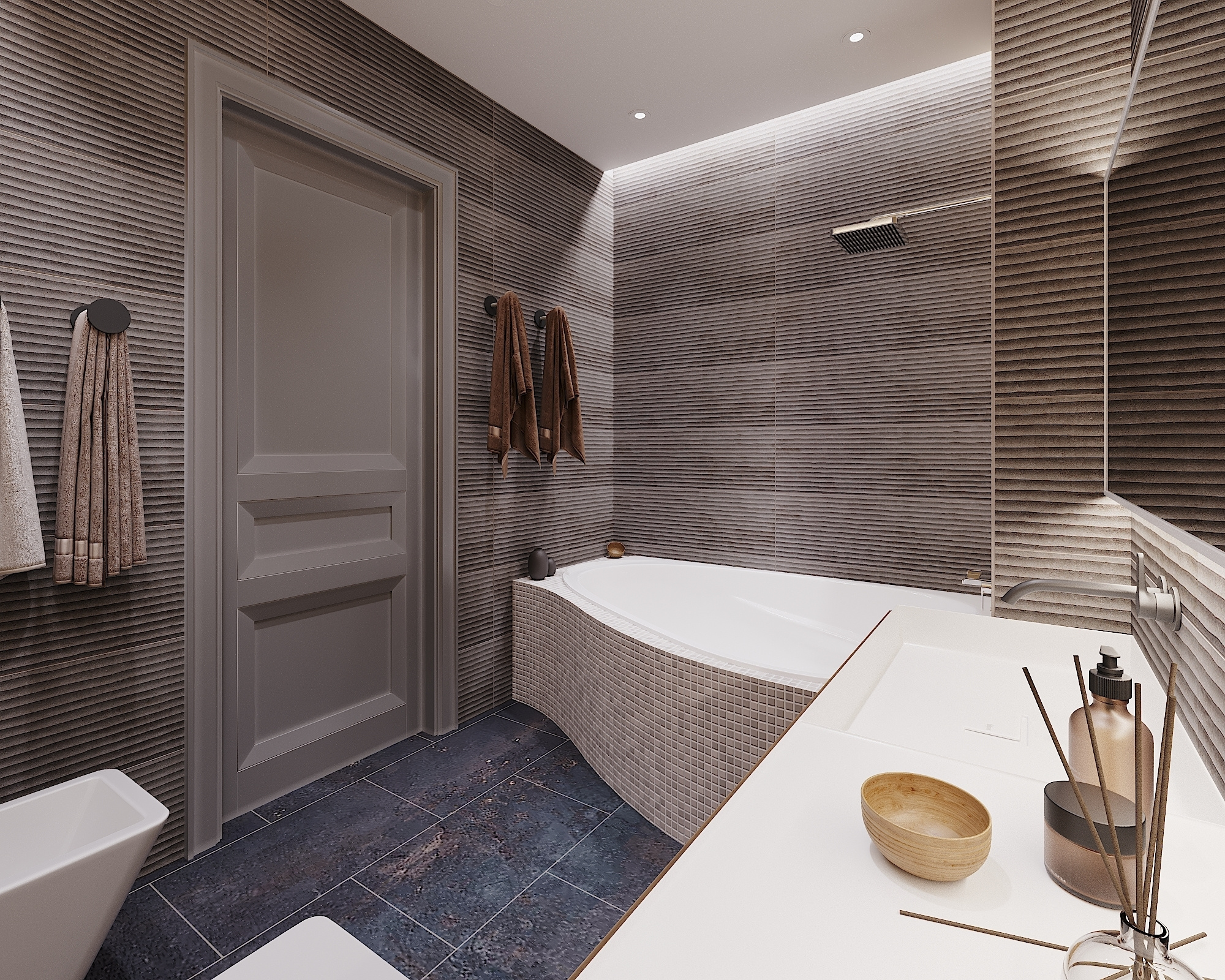 ЖК Воробьев дом. 3-к квартира. 129 м². Авторский дизайн интерьера