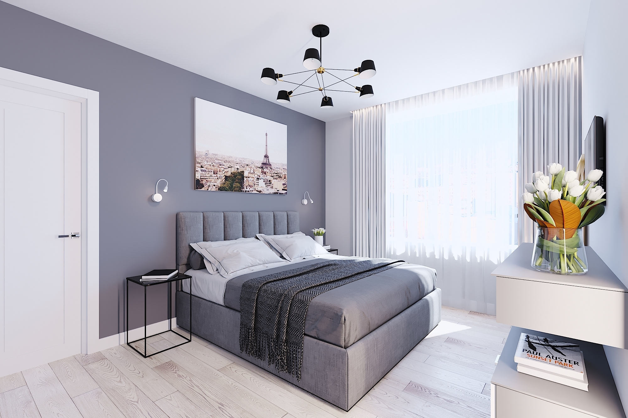 ЖК Арт. 3-к квартира. 81 м². Авторский дизайн интерьера