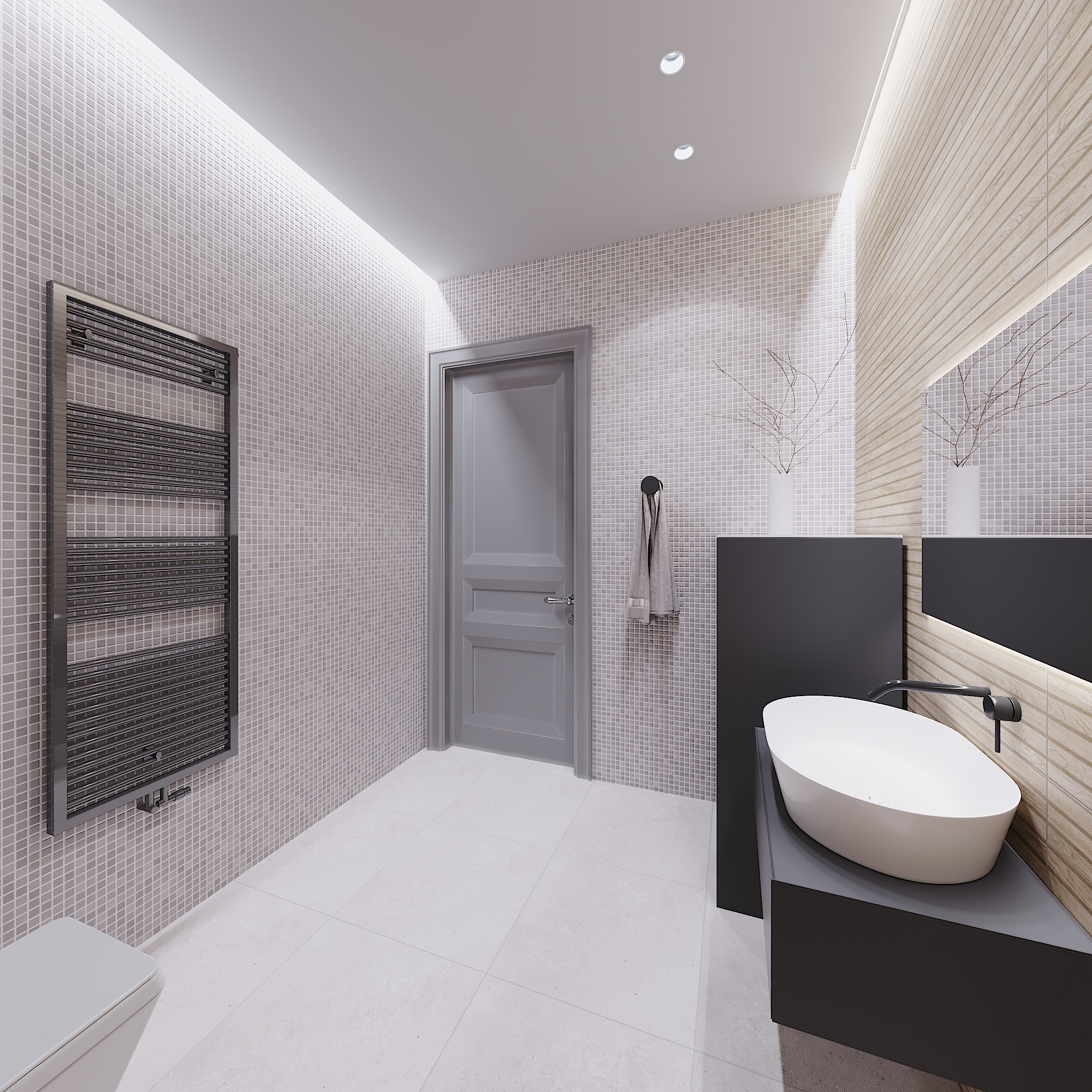 ЖК Воробьев дом. 3-к квартира. 129 м². Авторский дизайн интерьера