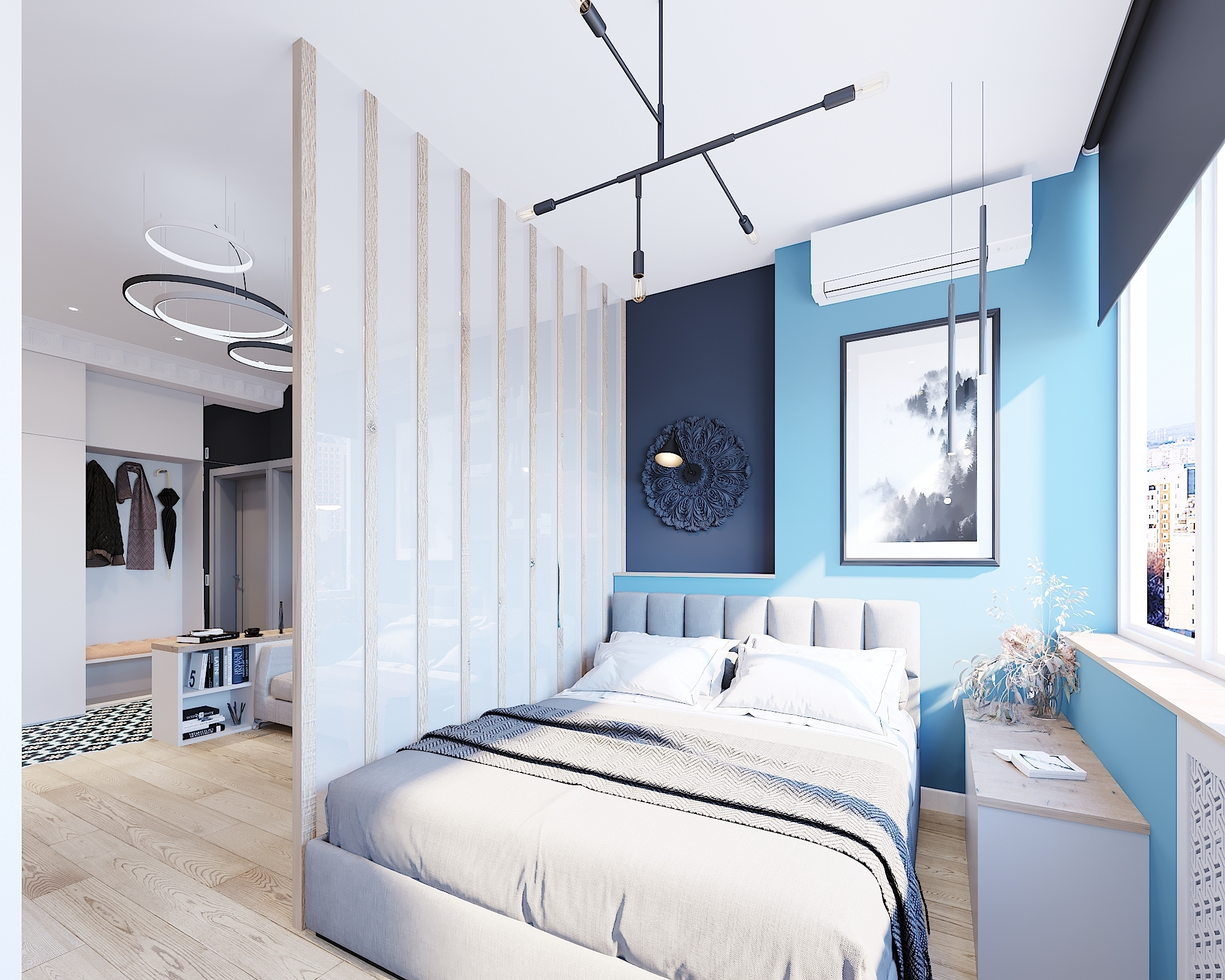 ЖК Технопарк. 1-к квартира. 38 м². Авторский дизайн интерьера