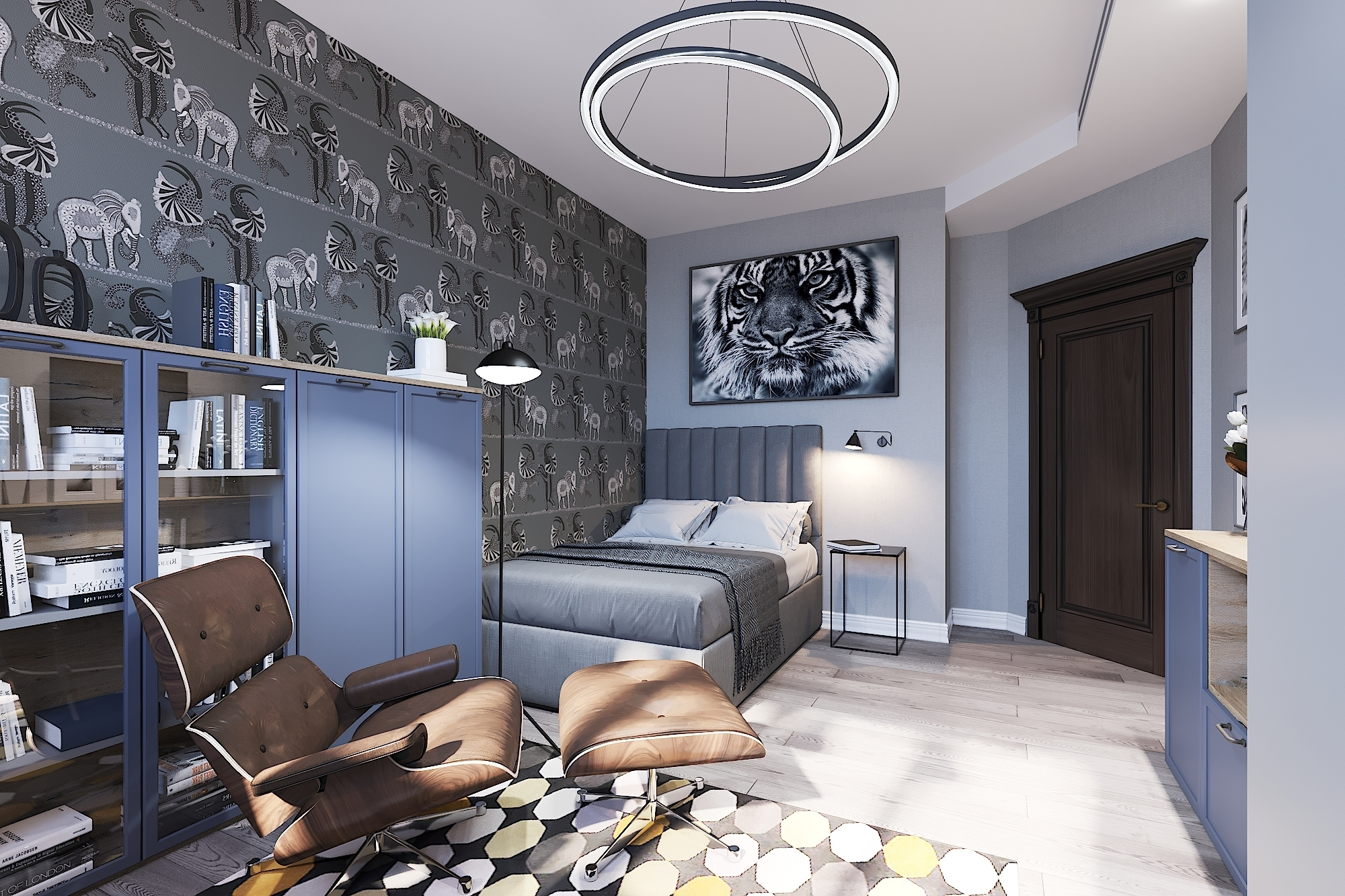 ЖК Дубровка. 4-к квартира.181 м². Авторский дизайн интерьера