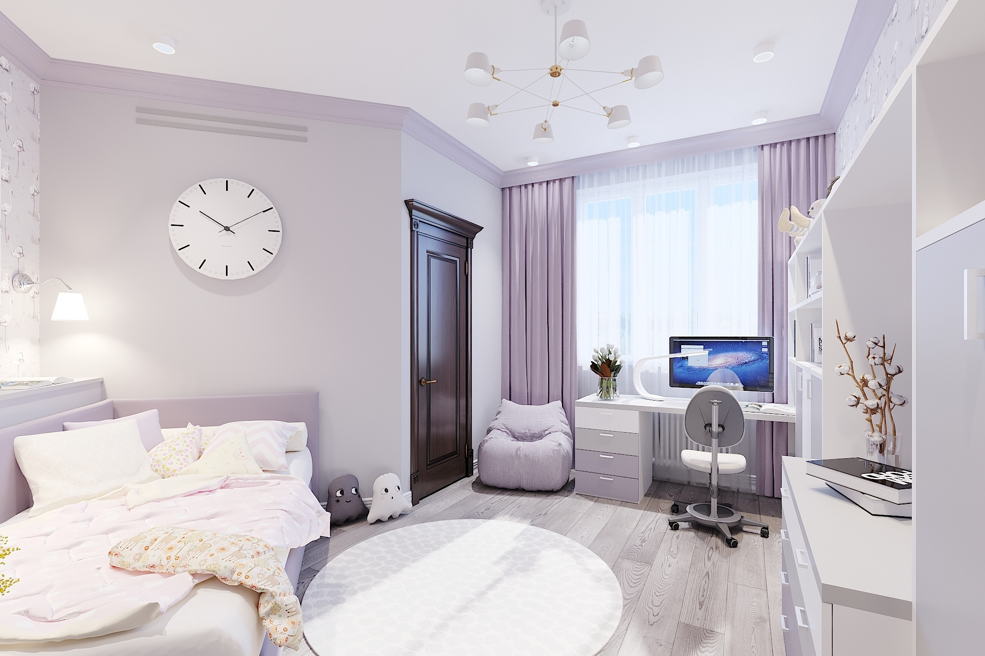 ЖК Дубровка. 4-к квартира.181 м². Авторский дизайн интерьера