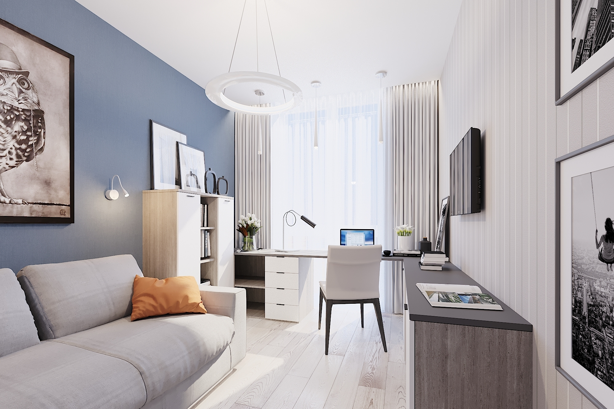 ЖК Новая Звезда. 2-к квартира. 78 м². Авторский дизайн интерьера