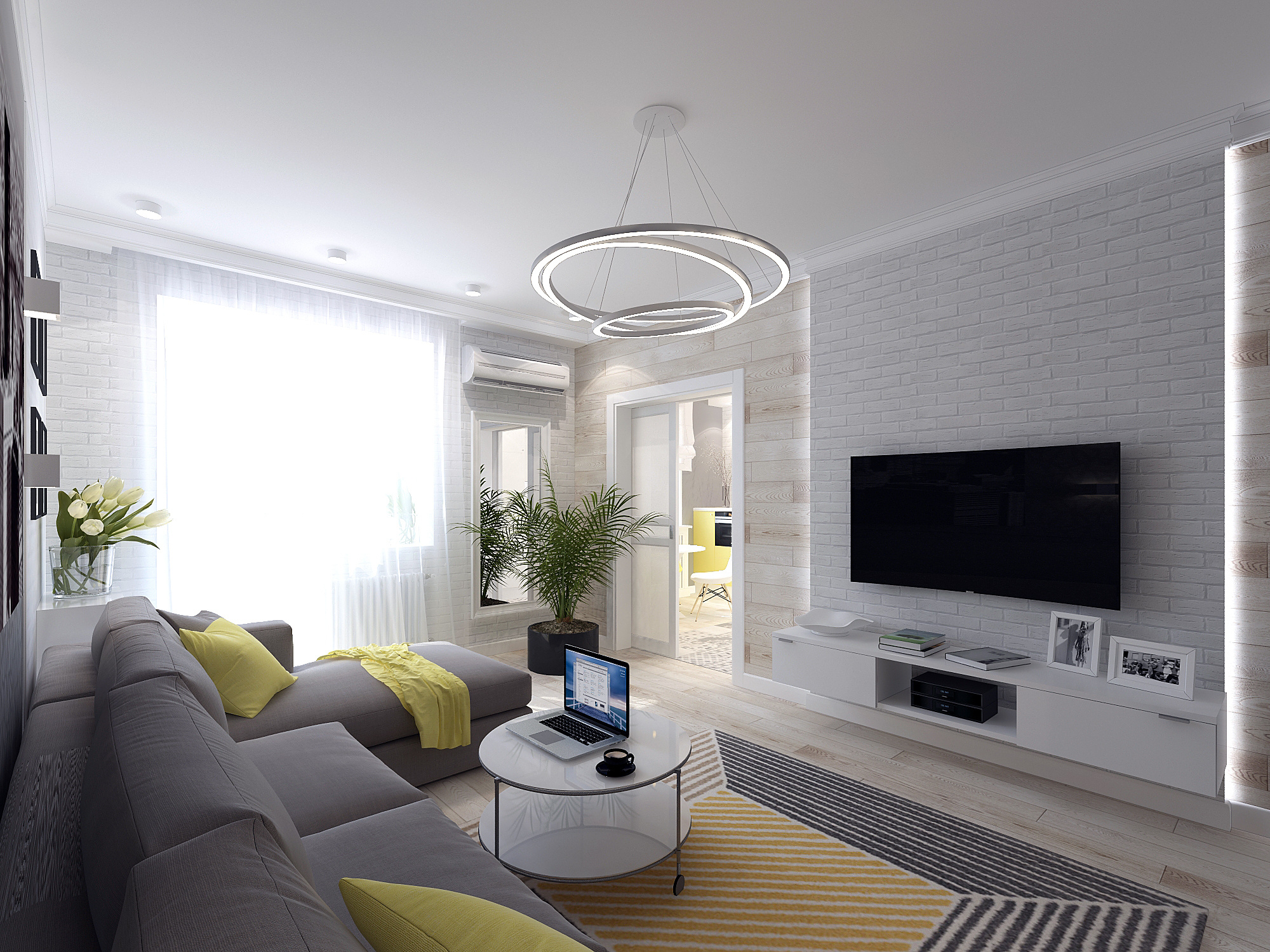 ЖК Новое Домодедово. 3-к квартира. 75 м². Авторский дизайн интерьера