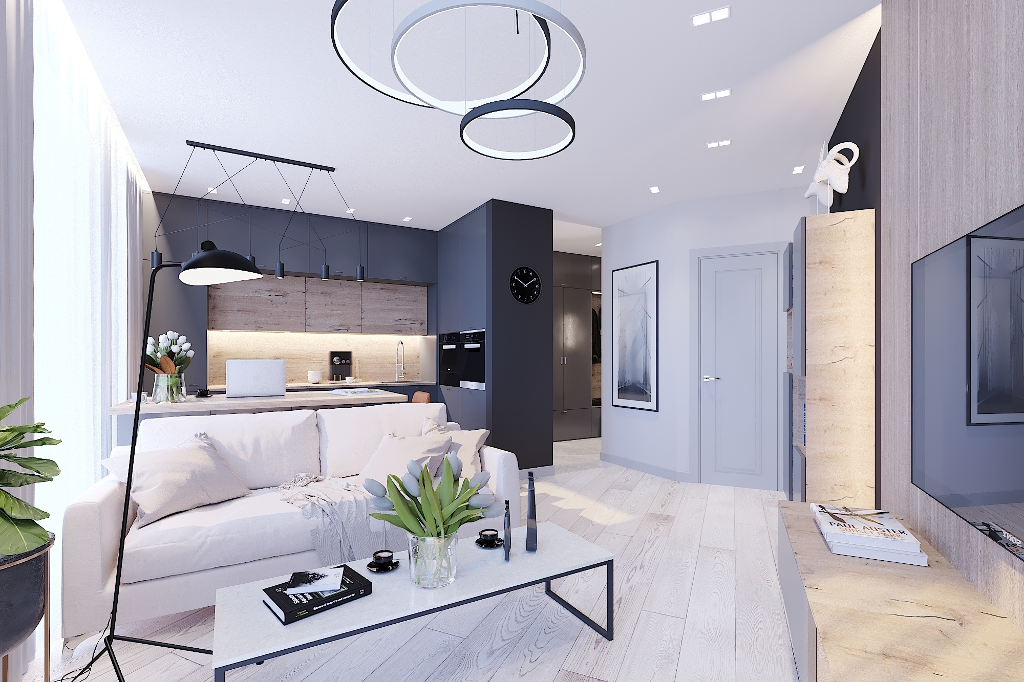 ЖК Новая Звезда. 2-к квартира. 78 м². Авторский дизайн интерьера