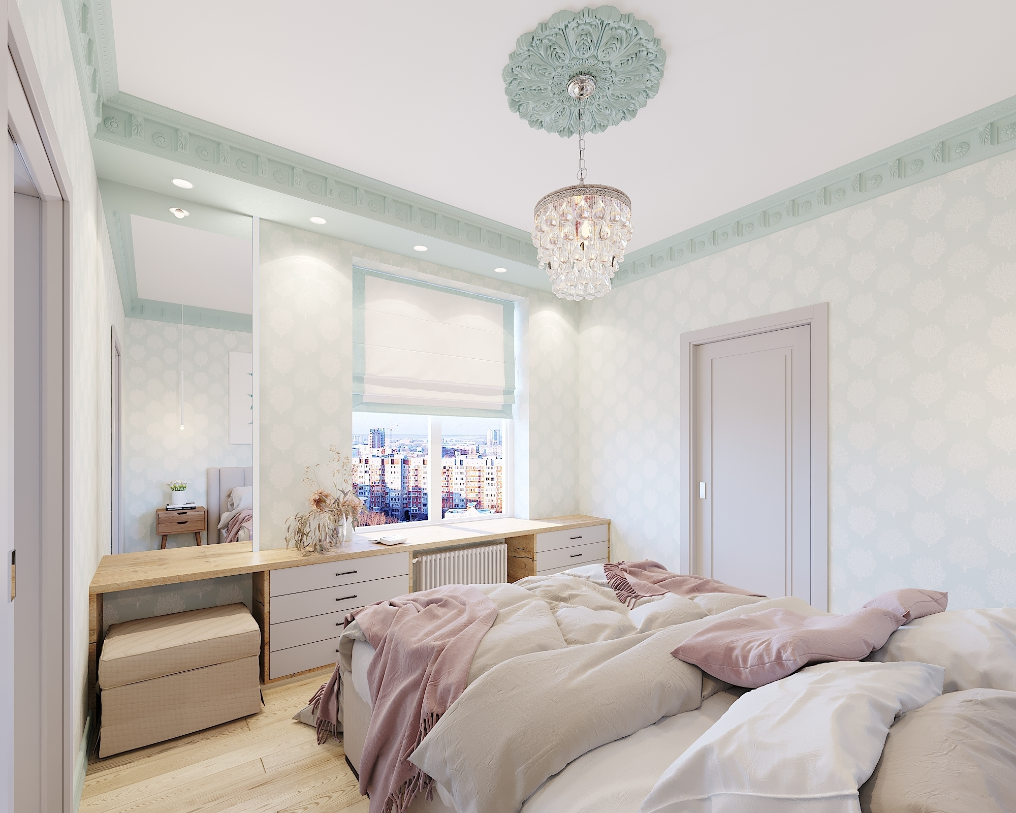 ЖК Рассказово. 2-к квартира. 70 м². Авторский дизайн интерьера