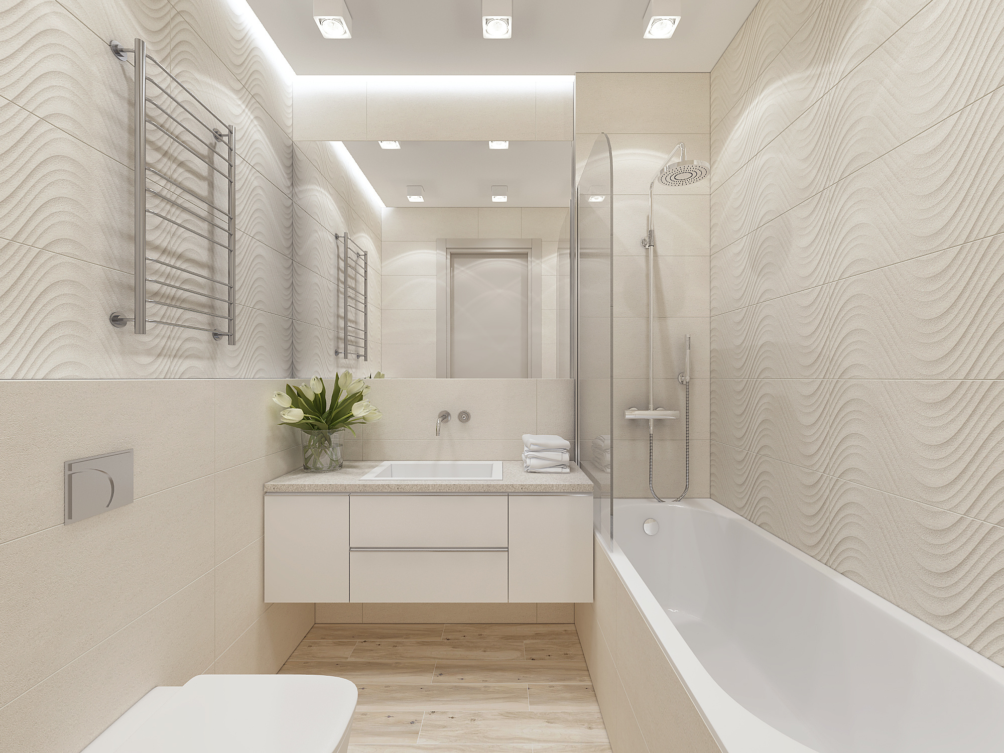 ЖК Континенталь. 4-к квартира. 186 м². Авторский дизайн интерьера