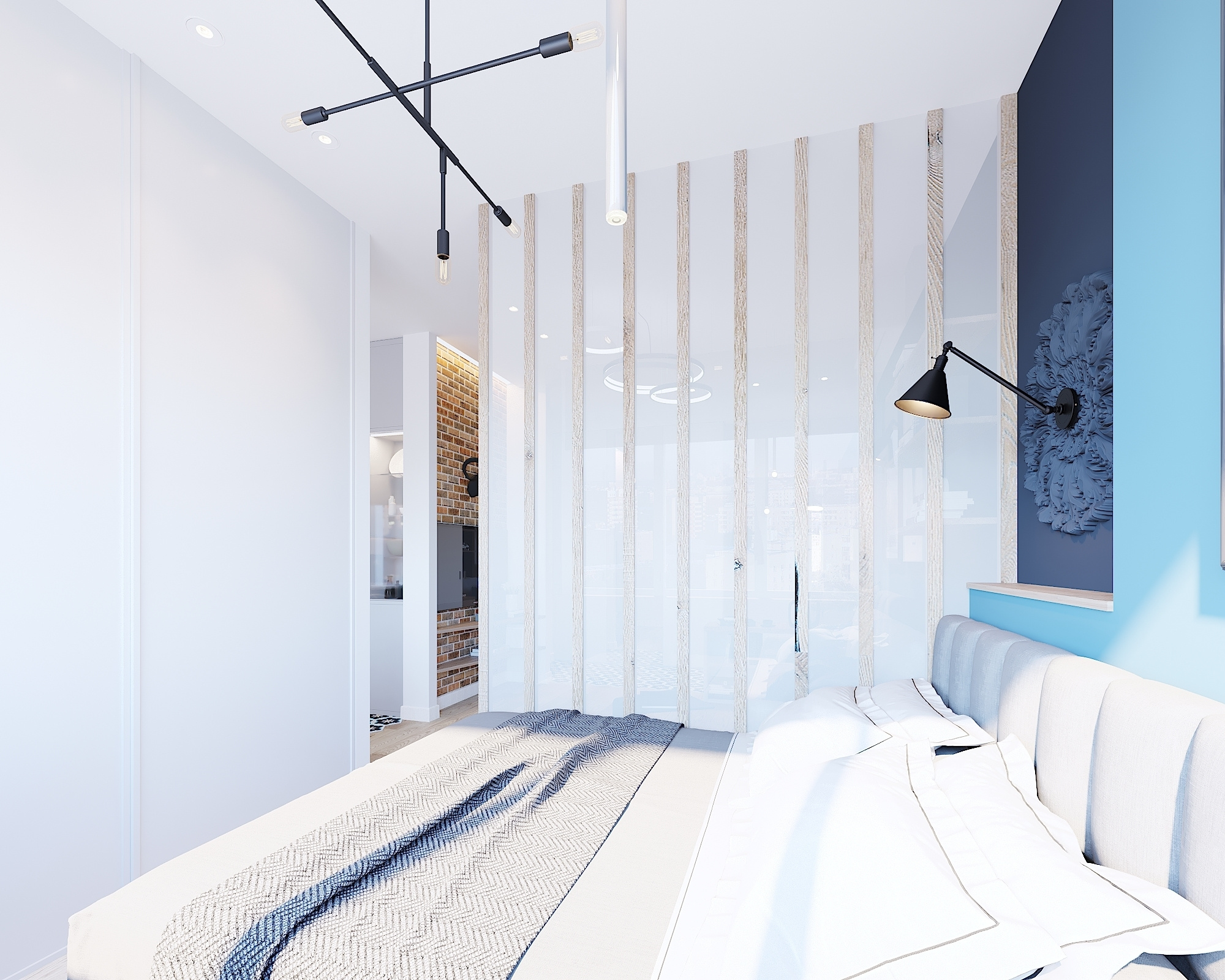 ЖК Технопарк. 1-к квартира. 38 м². Авторский дизайн интерьера