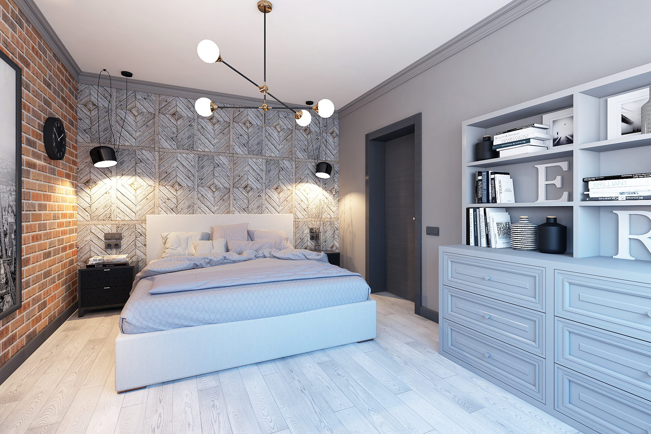 ЖК Московский. 1-к квартира. 42 м². Авторский дизайн интерьера