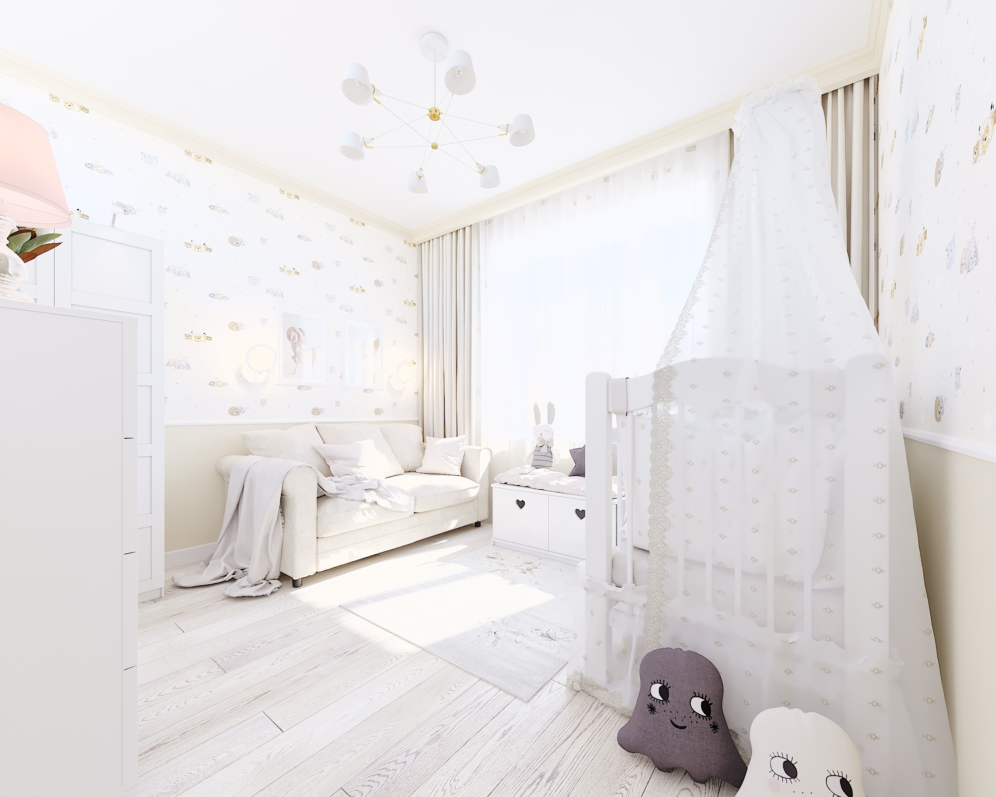 ЖК Арт. 3-к квартира. 81 м². Авторский дизайн интерьера