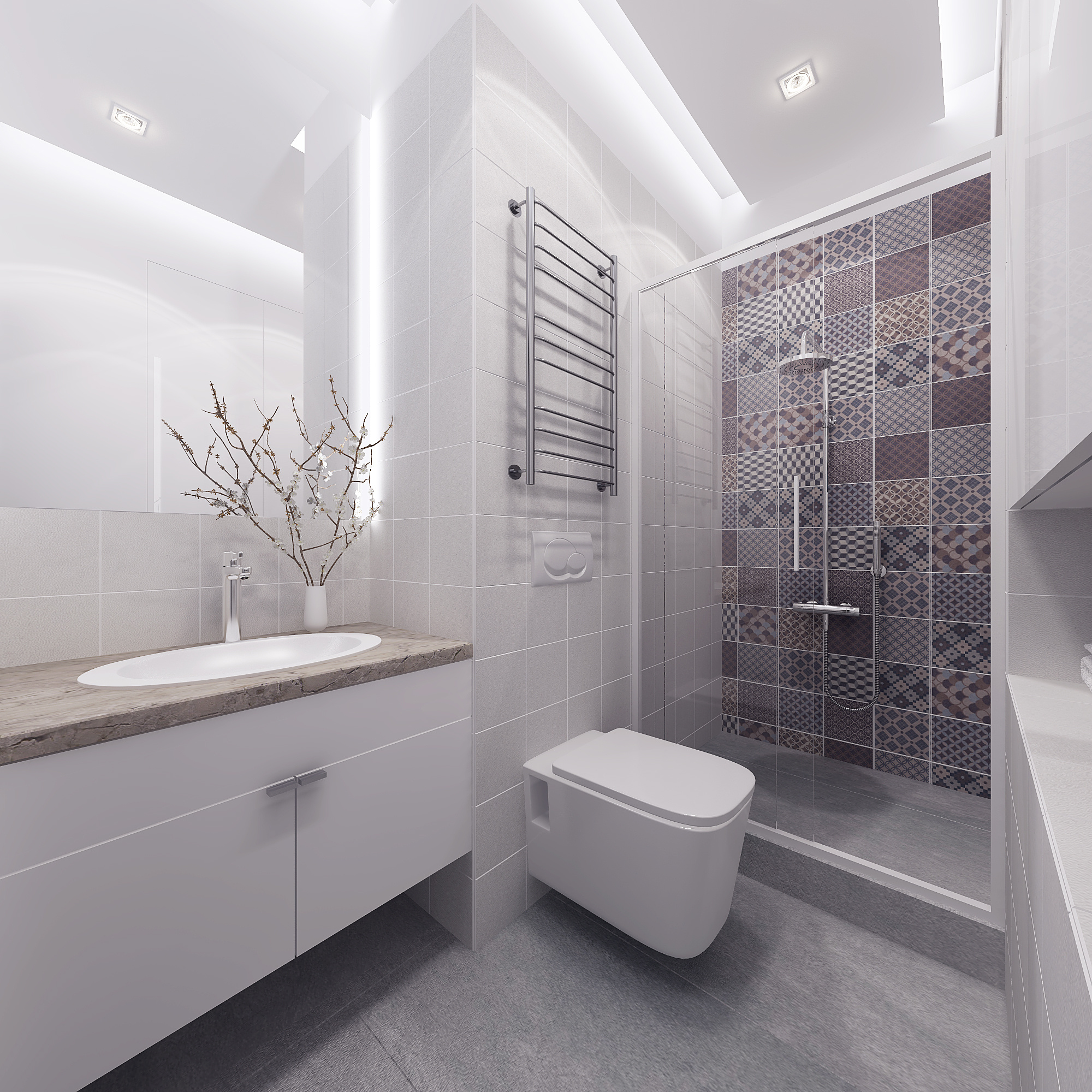 ЖК Триколор. 3-к квартира. 115 м². Авторский дизайн интерьера