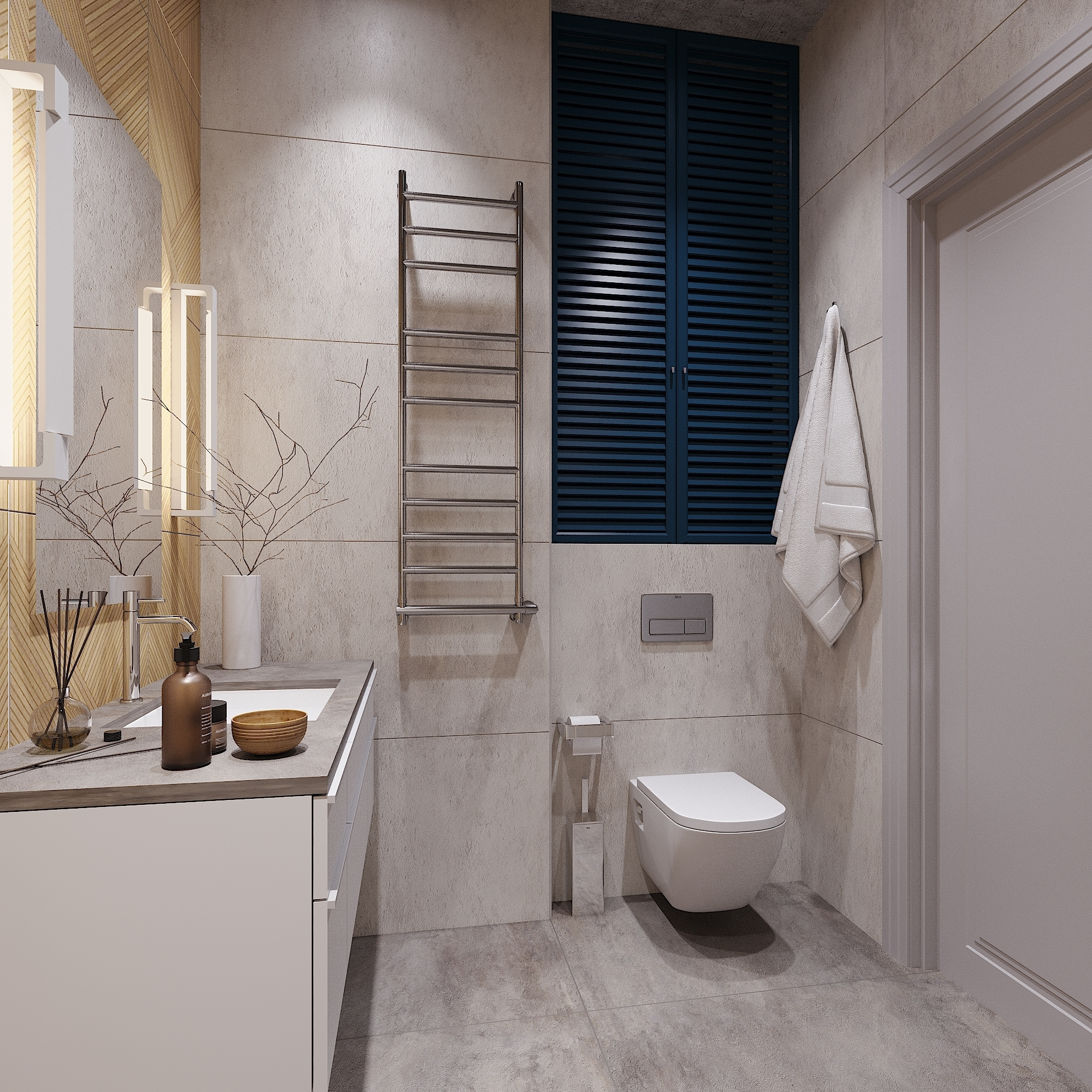 ЖК Скандинавия. 4-к квартира. 123 м². Авторский дизайн интерьера