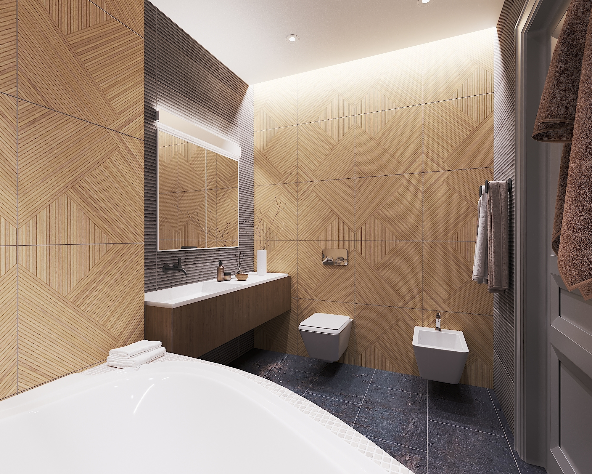 ЖК Воробьев дом. 3-к квартира. 129 м². Авторский дизайн интерьера