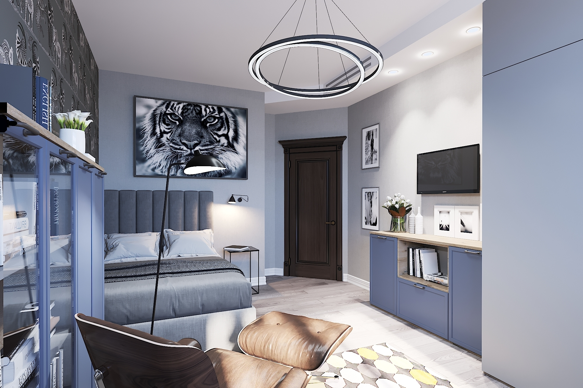 ЖК Дубровка. 4-к квартира.181 м². Авторский дизайн интерьера