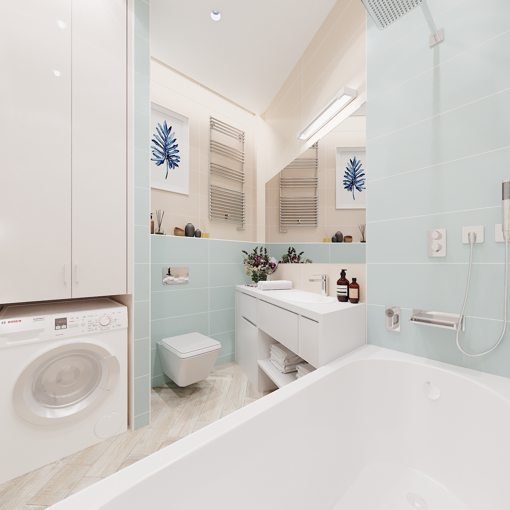 ЖК Велтон Парк. 3-к квартира. 93 м². Авторский дизайн интерьера