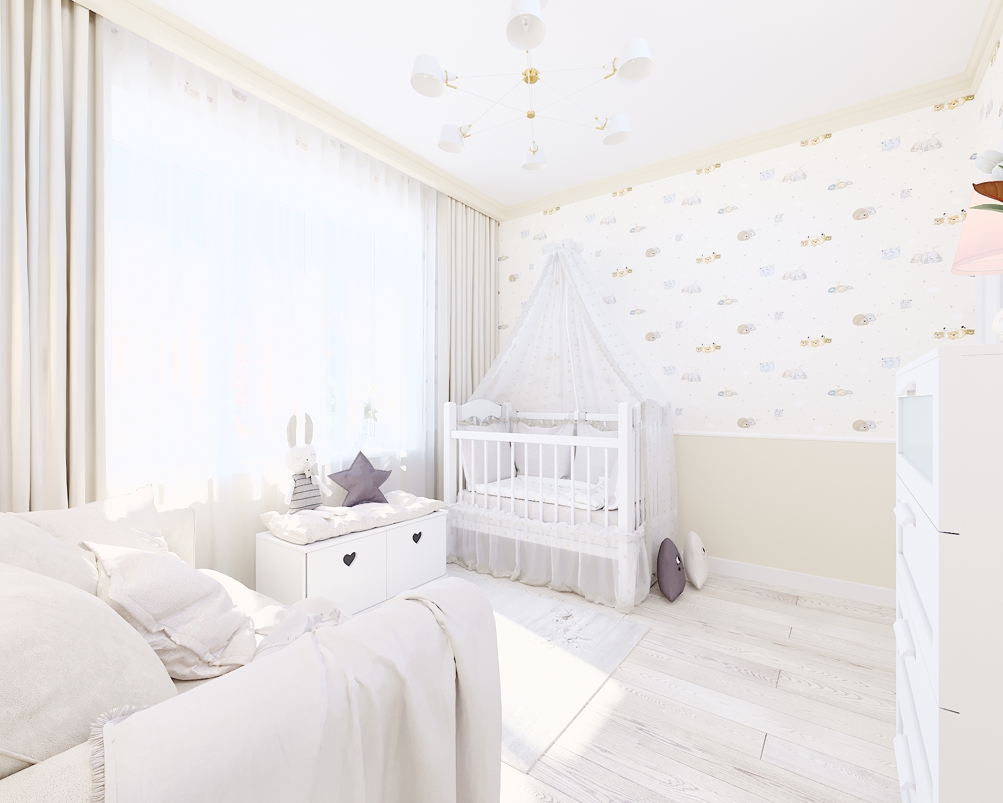 ЖК Арт. 3-к квартира. 81 м². Авторский дизайн интерьера