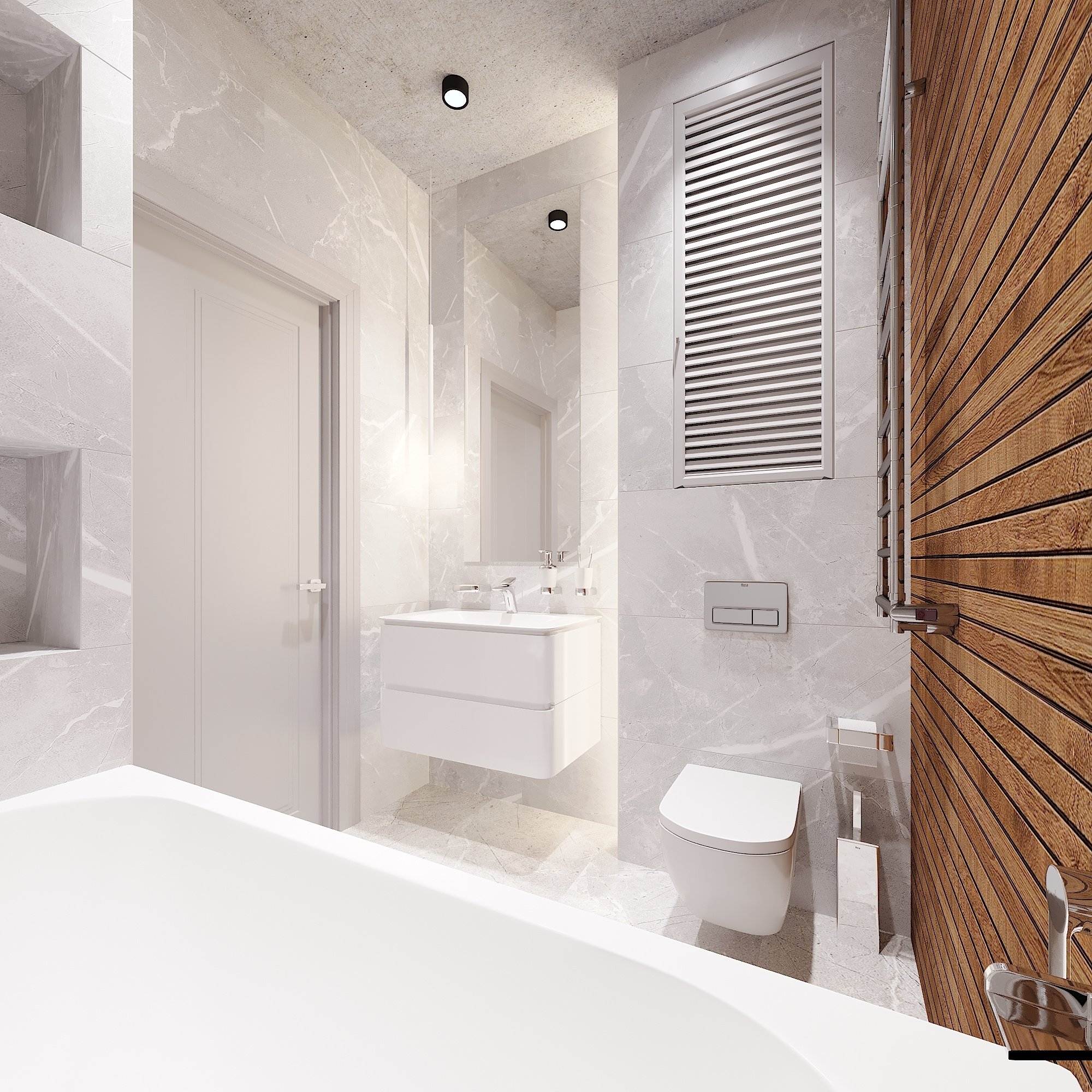 ЖК Скандинавия. 4-к квартира. 123 м². Авторский дизайн интерьера