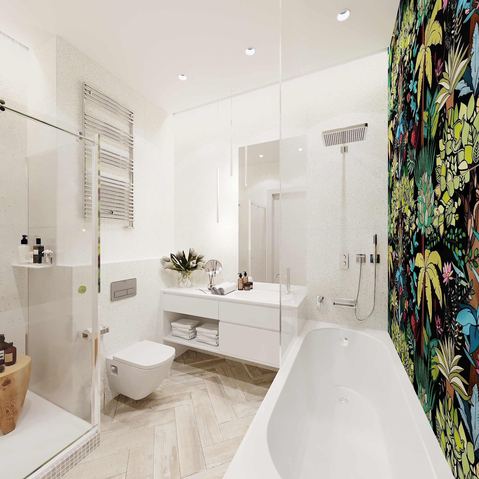 ЖК Сердце столицы. 3-к квартира. 103 м². Авторский дизайн интерьера