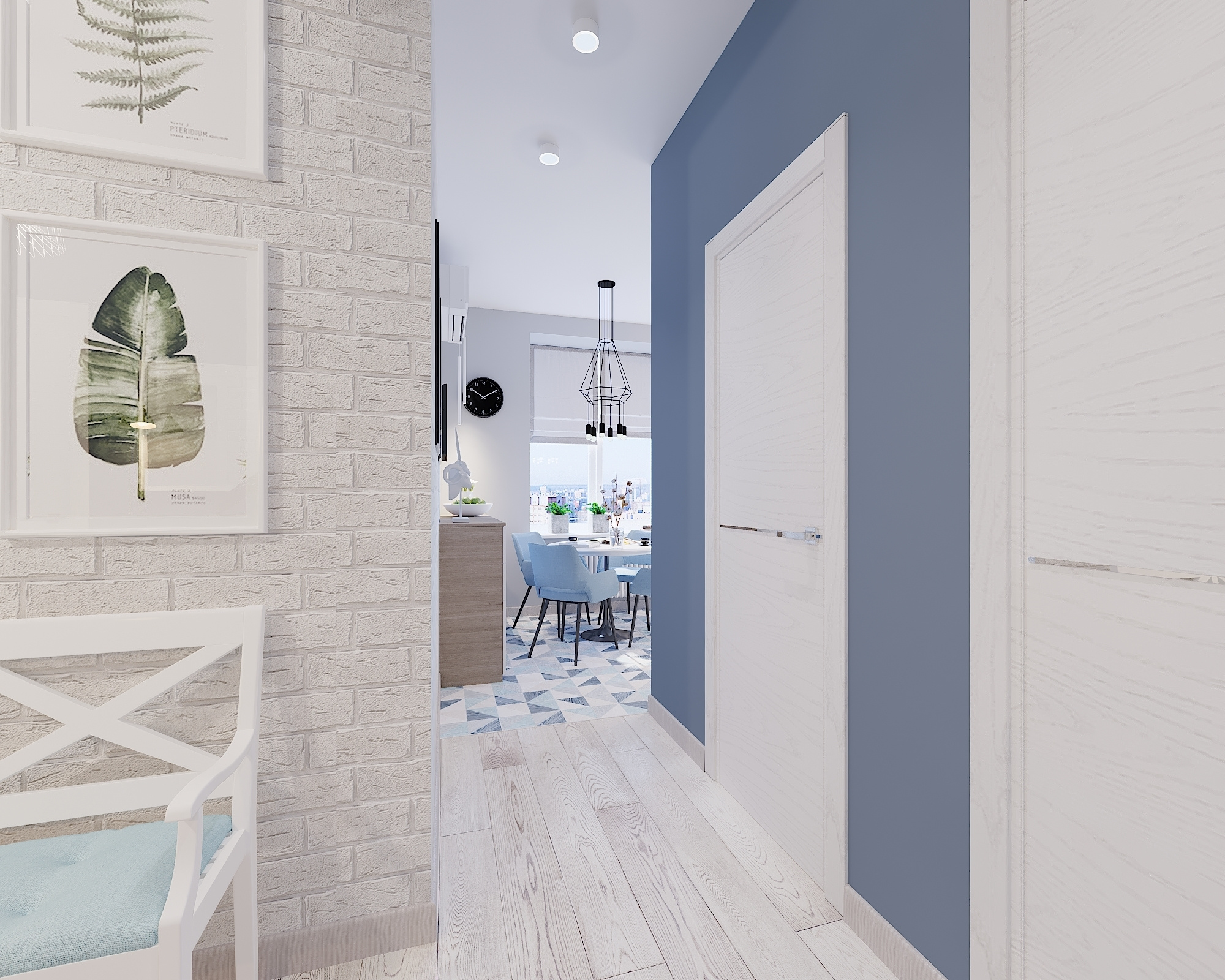 ЖК Авиамоторная. 1-к квартира. 47 м². Авторский дизайн интерьера