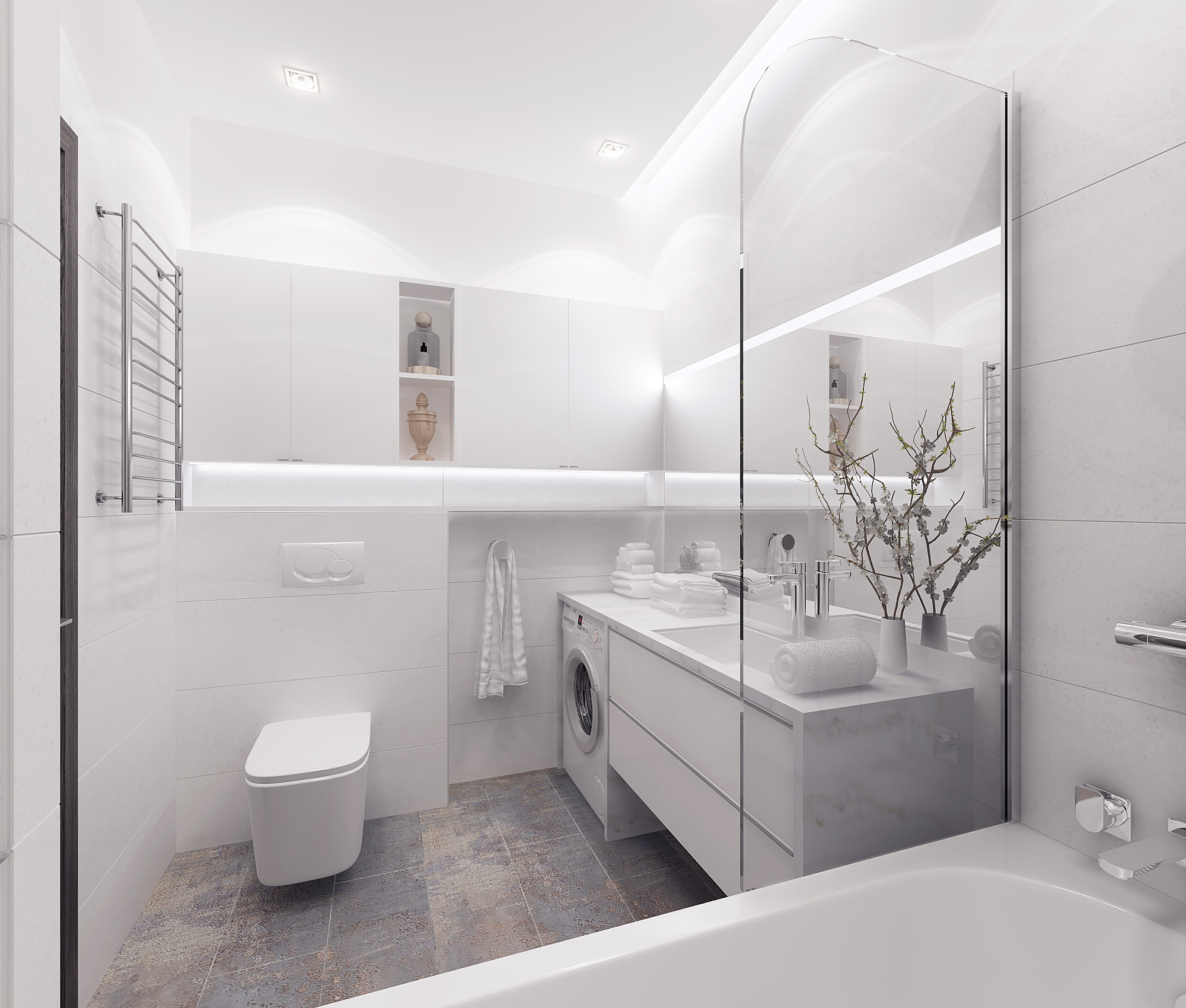 ЖК Триколор. 3-к квартира. 115 м². Авторский дизайн интерьера