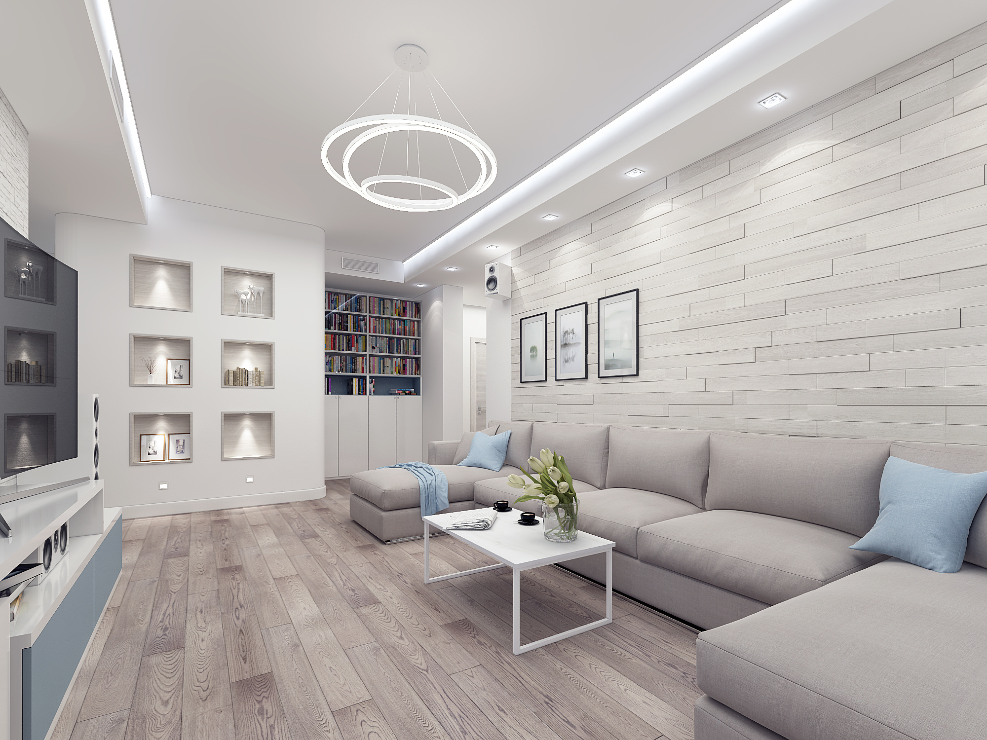 ЖК Континенталь. 4-к квартира. 186 м². Авторский дизайн интерьера