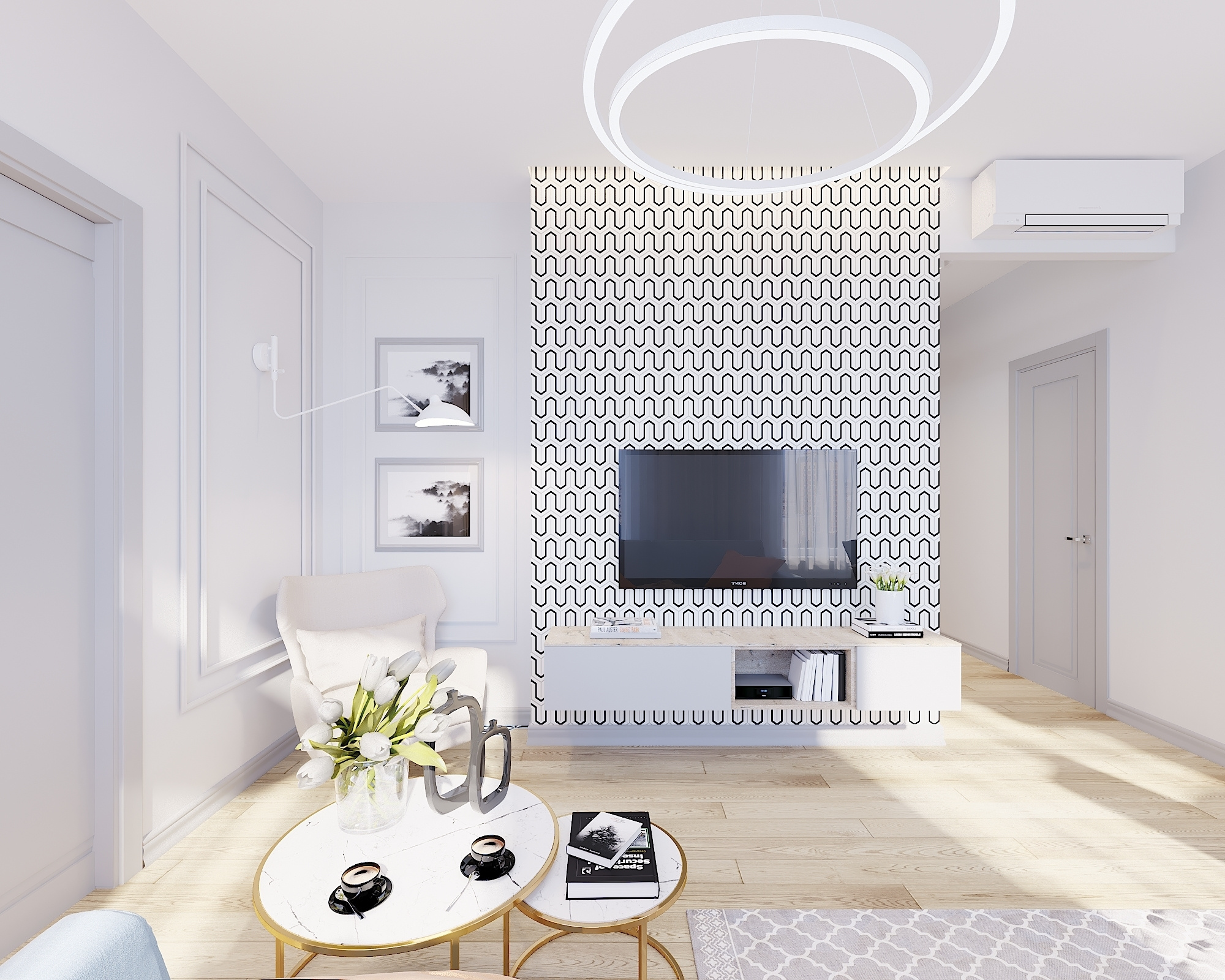 ЖК Рассказово. 2-к квартира. 70 м². Авторский дизайн интерьера