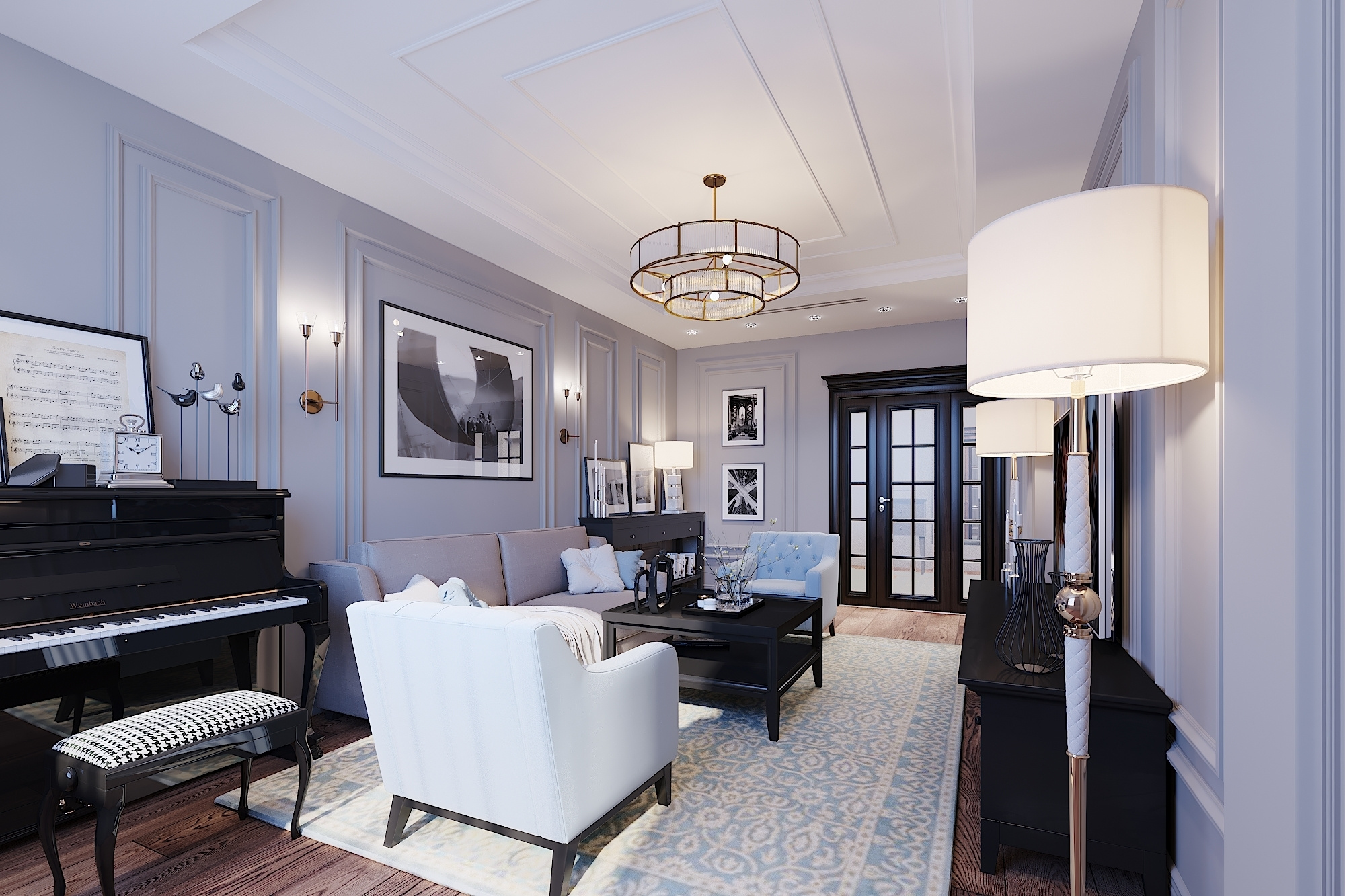 ЖК Дубровка. 4-к квартира.181 м². Авторский дизайн интерьера