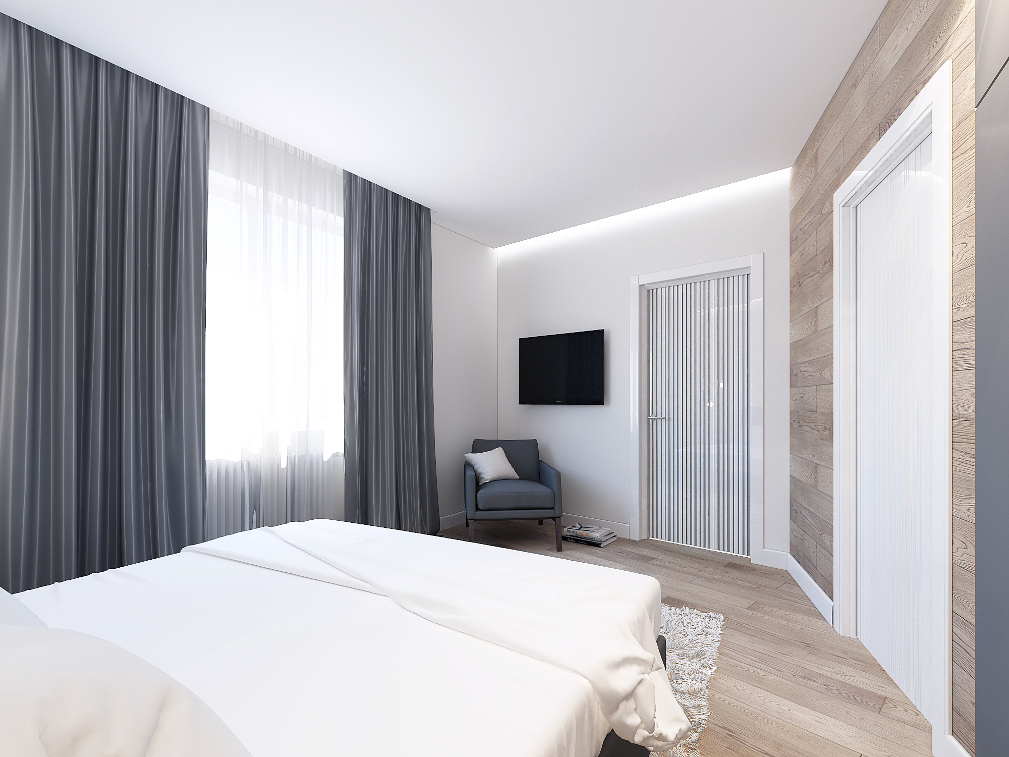 3-к квартира. 90 м². Авторский дизайн интерьера