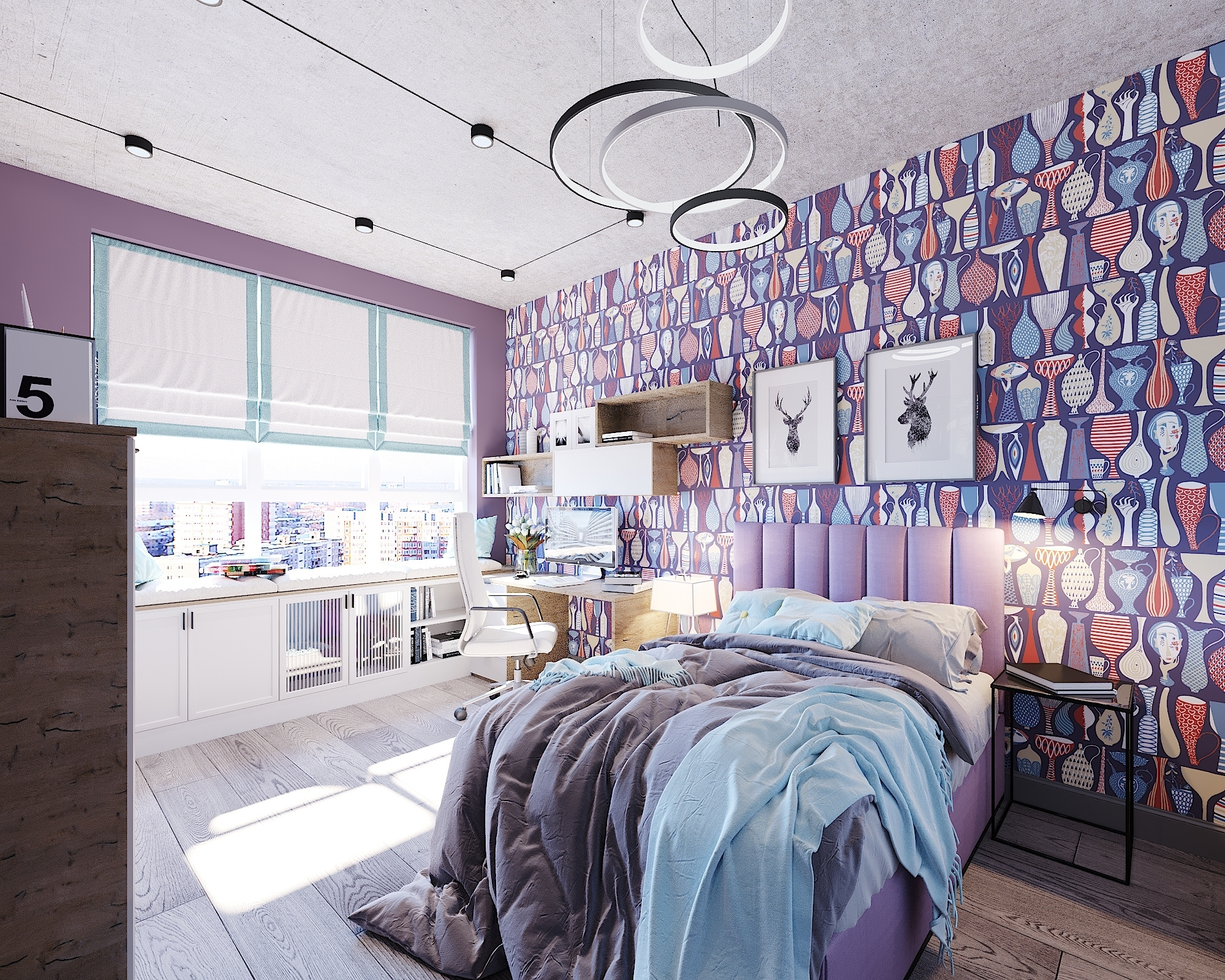 ЖК Скандинавия. 4-к квартира. 123 м². Авторский дизайн интерьера