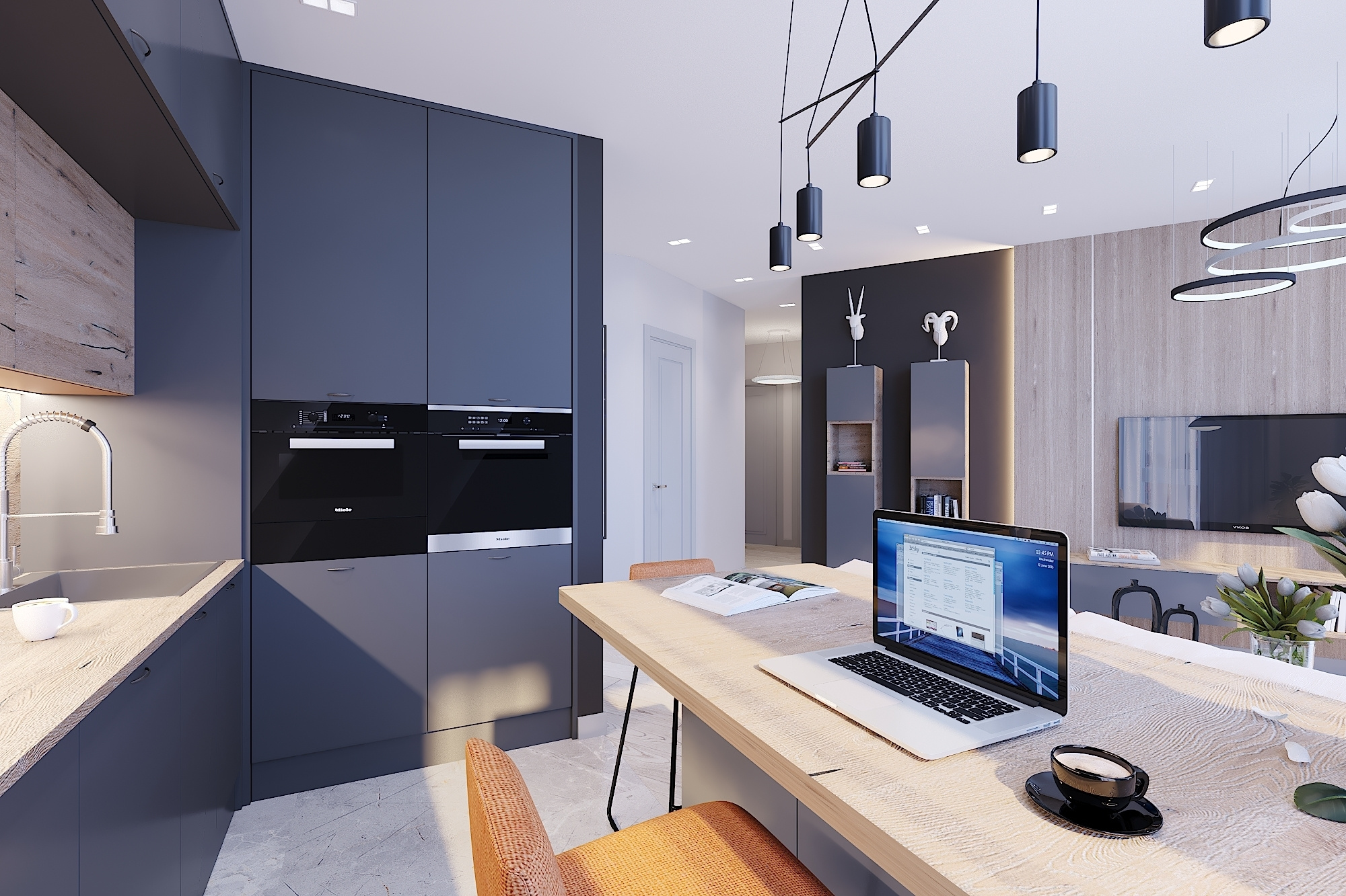 ЖК Новая Звезда. 2-к квартира. 78 м². Авторский дизайн интерьера