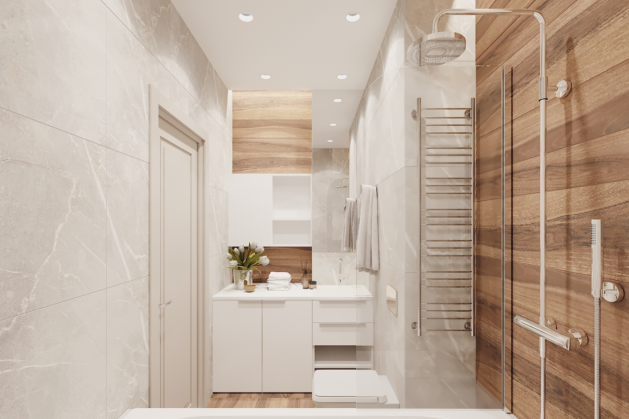 ЖК Рассказово. 2-к квартира. 68 м². Авторский дизайн интерьера