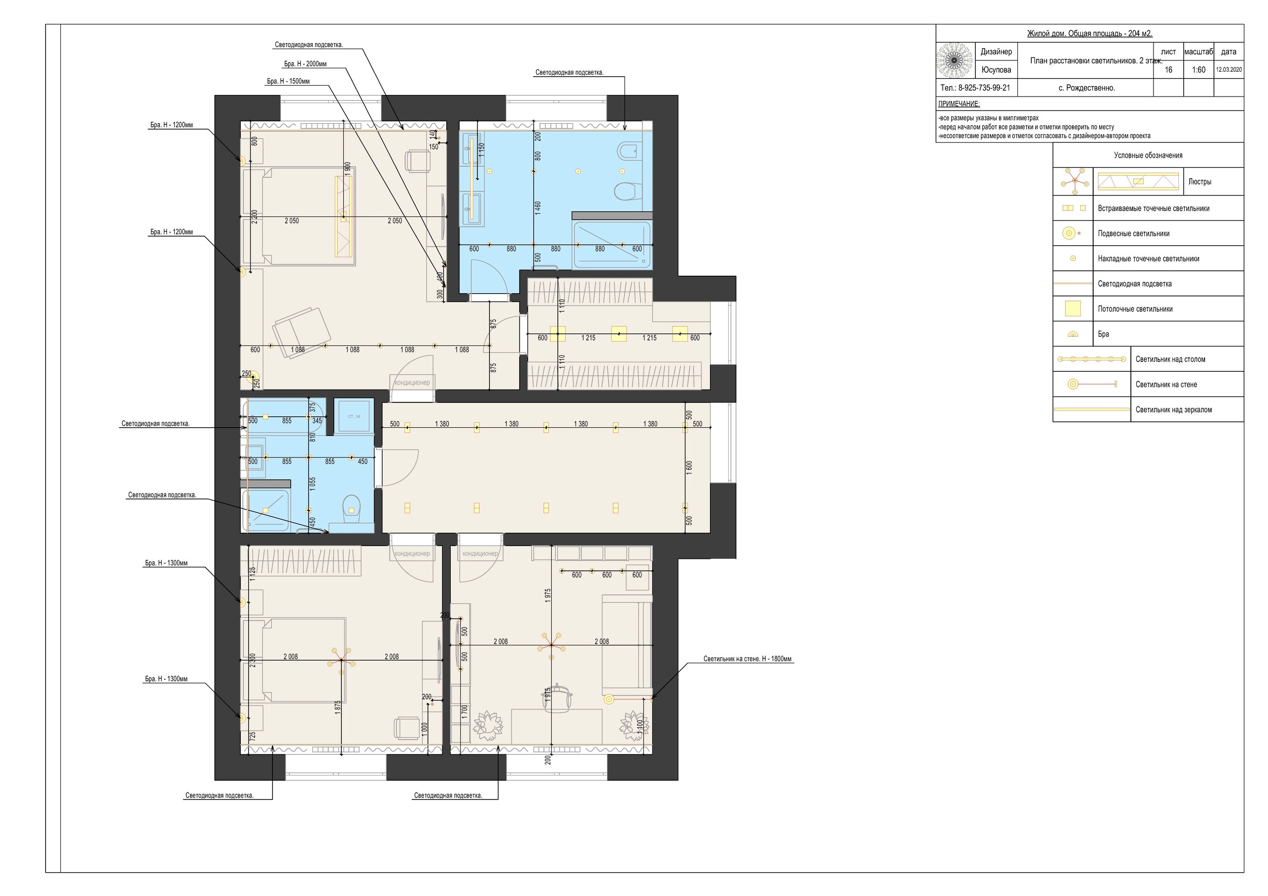 Пример проекта. Авторский дизайн интерьера