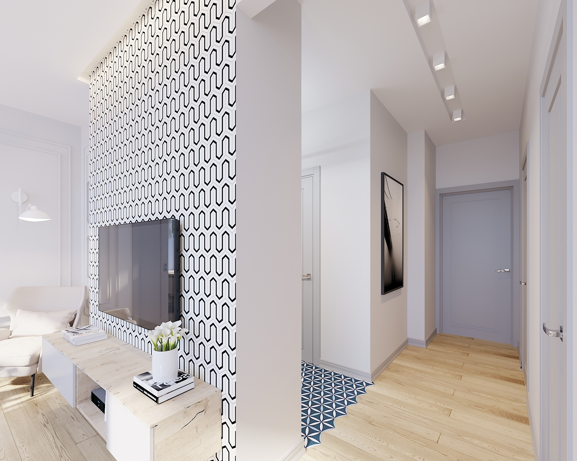 ЖК Рассказово. 2-к квартира. 70 м². Авторский дизайн интерьера